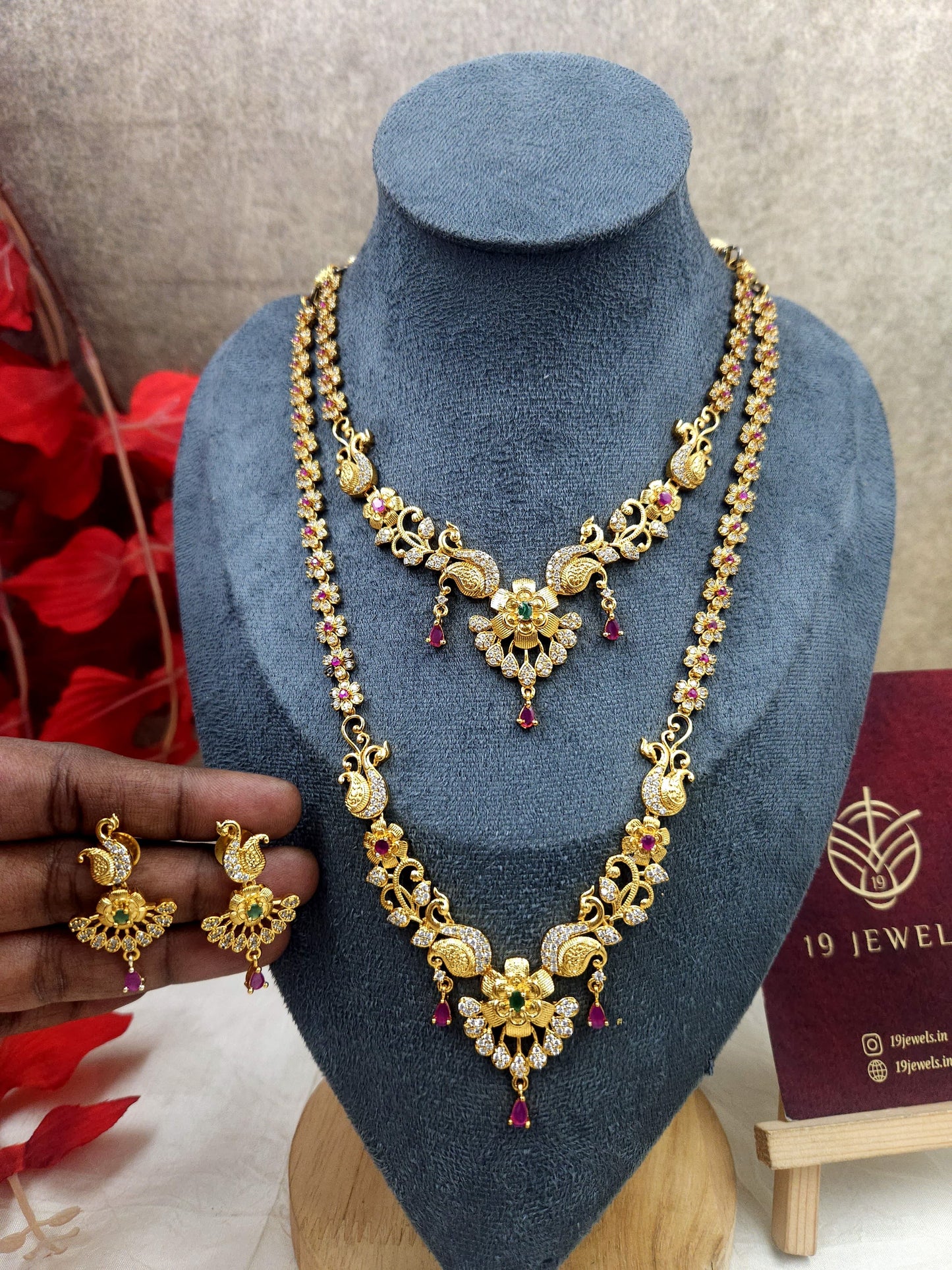 Premium necklace haram set N980