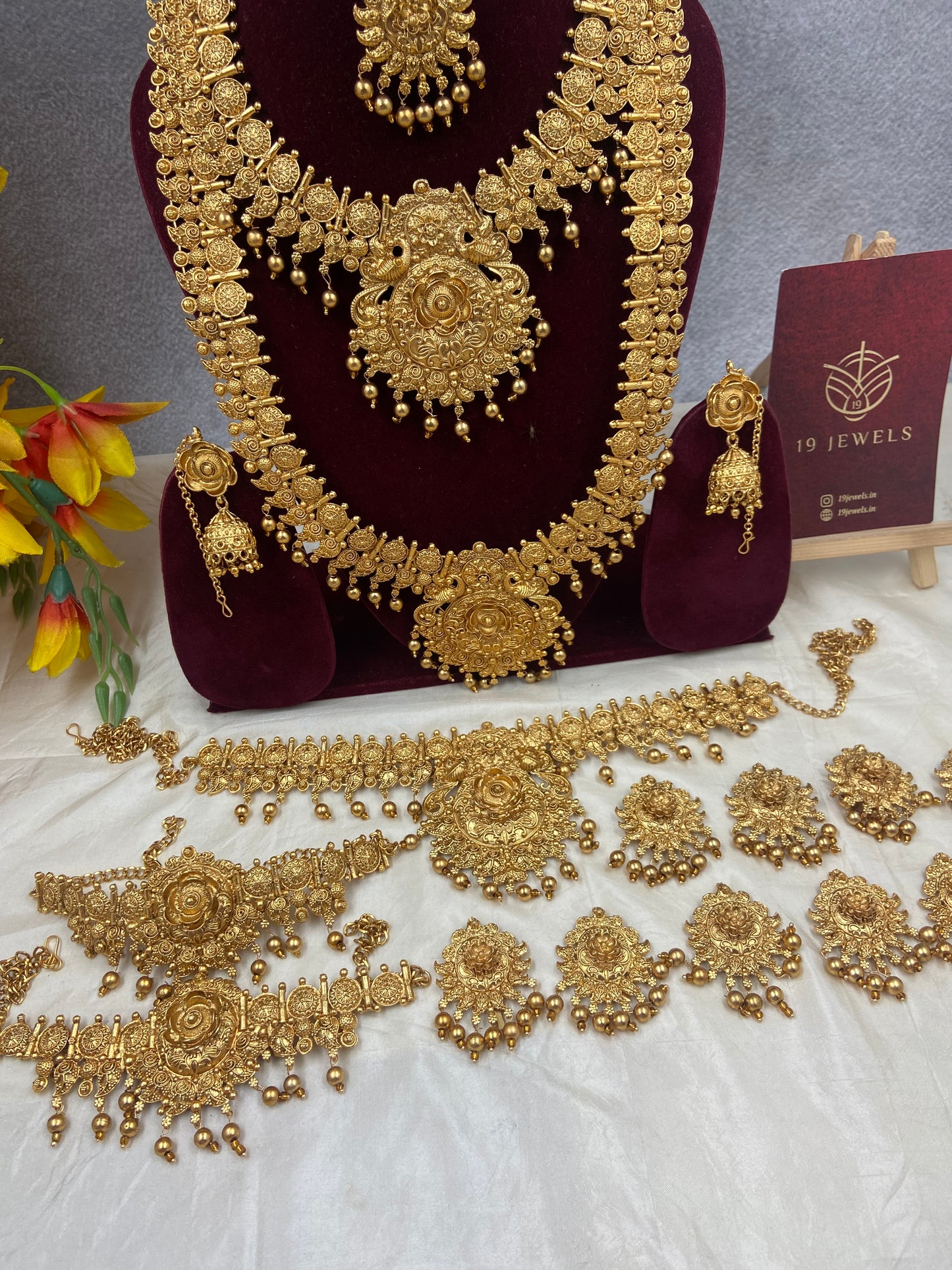 Non idol full bridal jewellery Br155