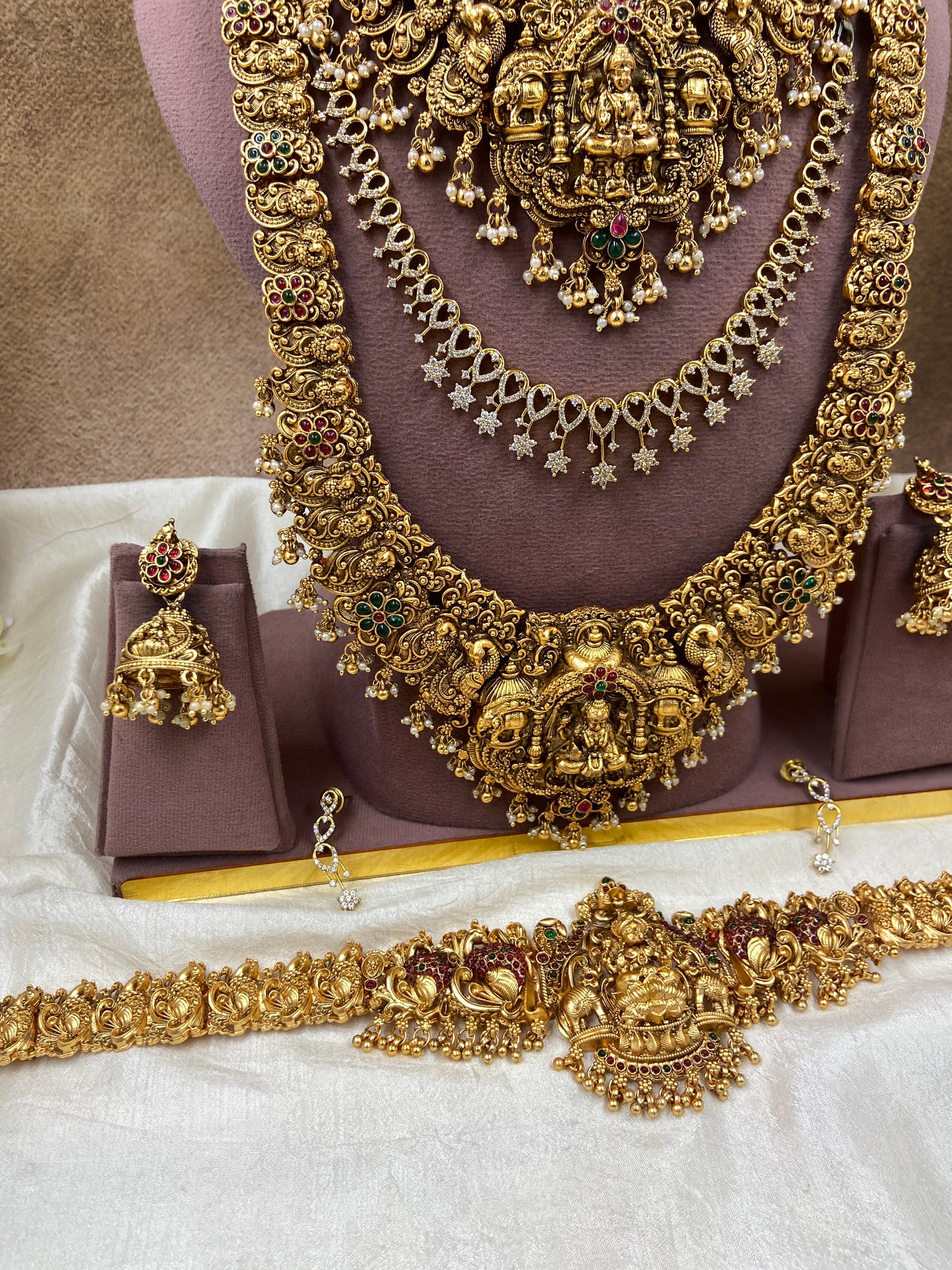 Grand semi bridal Jewellery Sb724-G1-B5