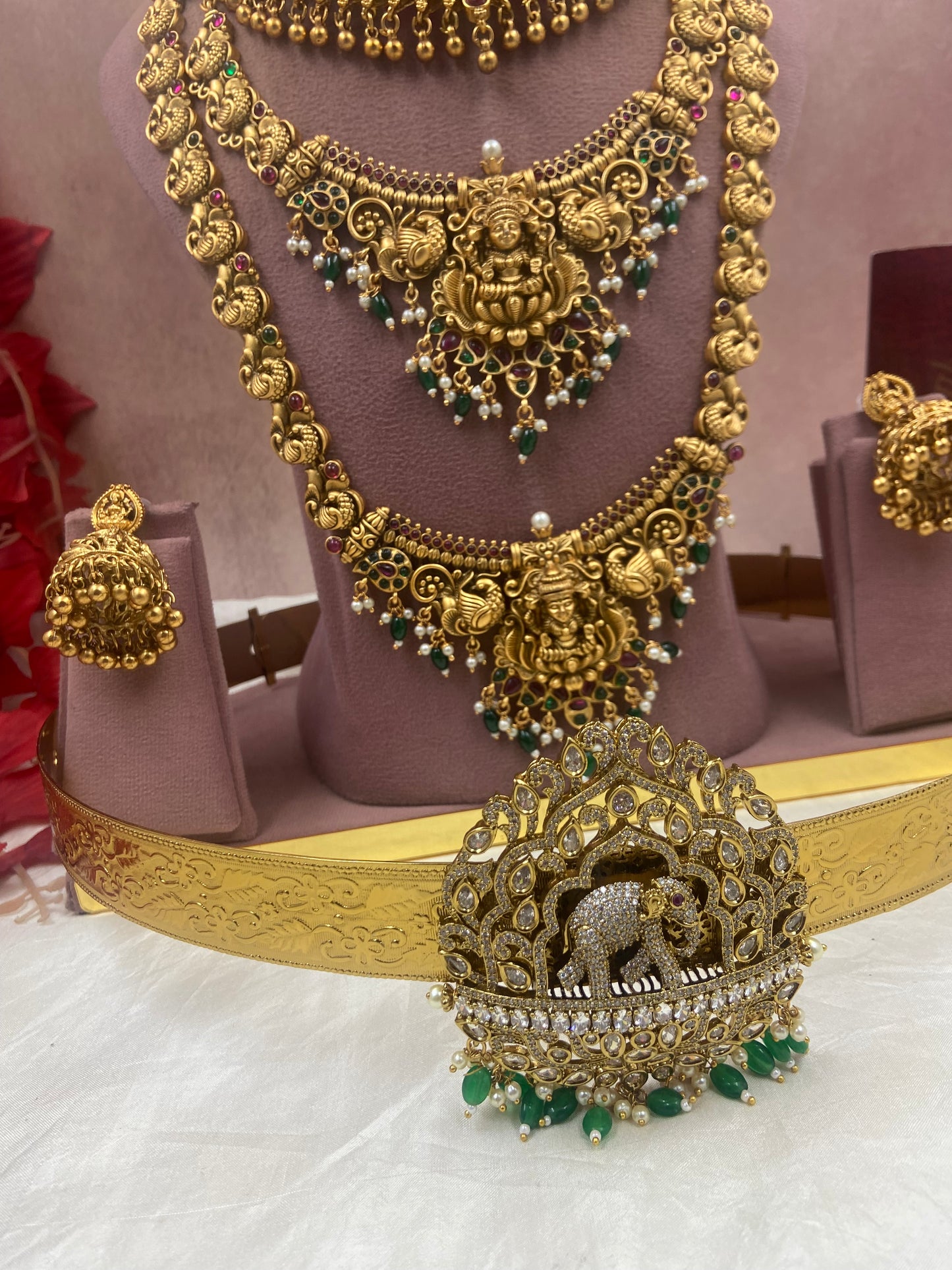 3d semi bridal jewellery Sb596