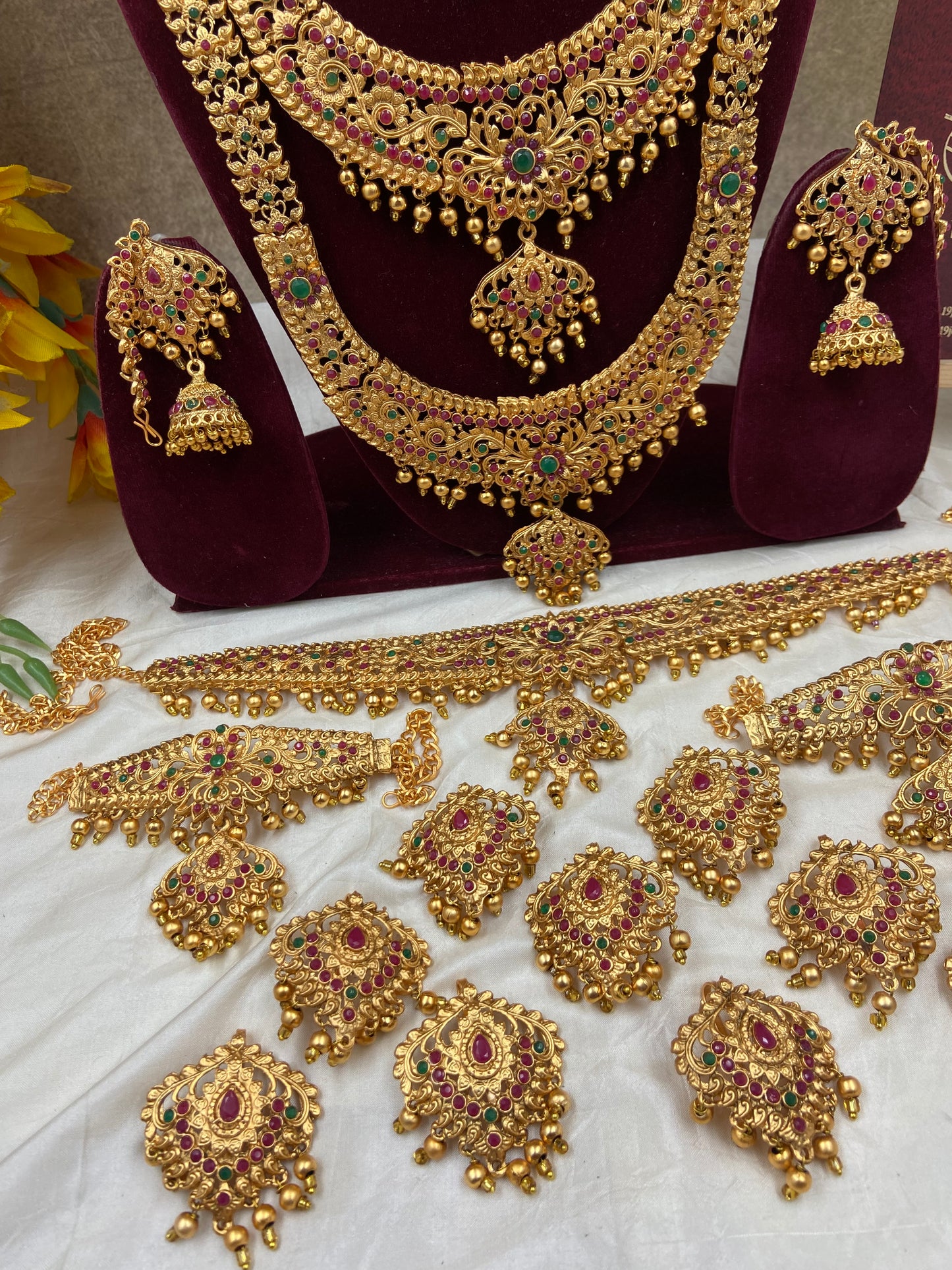 Non idol full bridal jewellery Br045