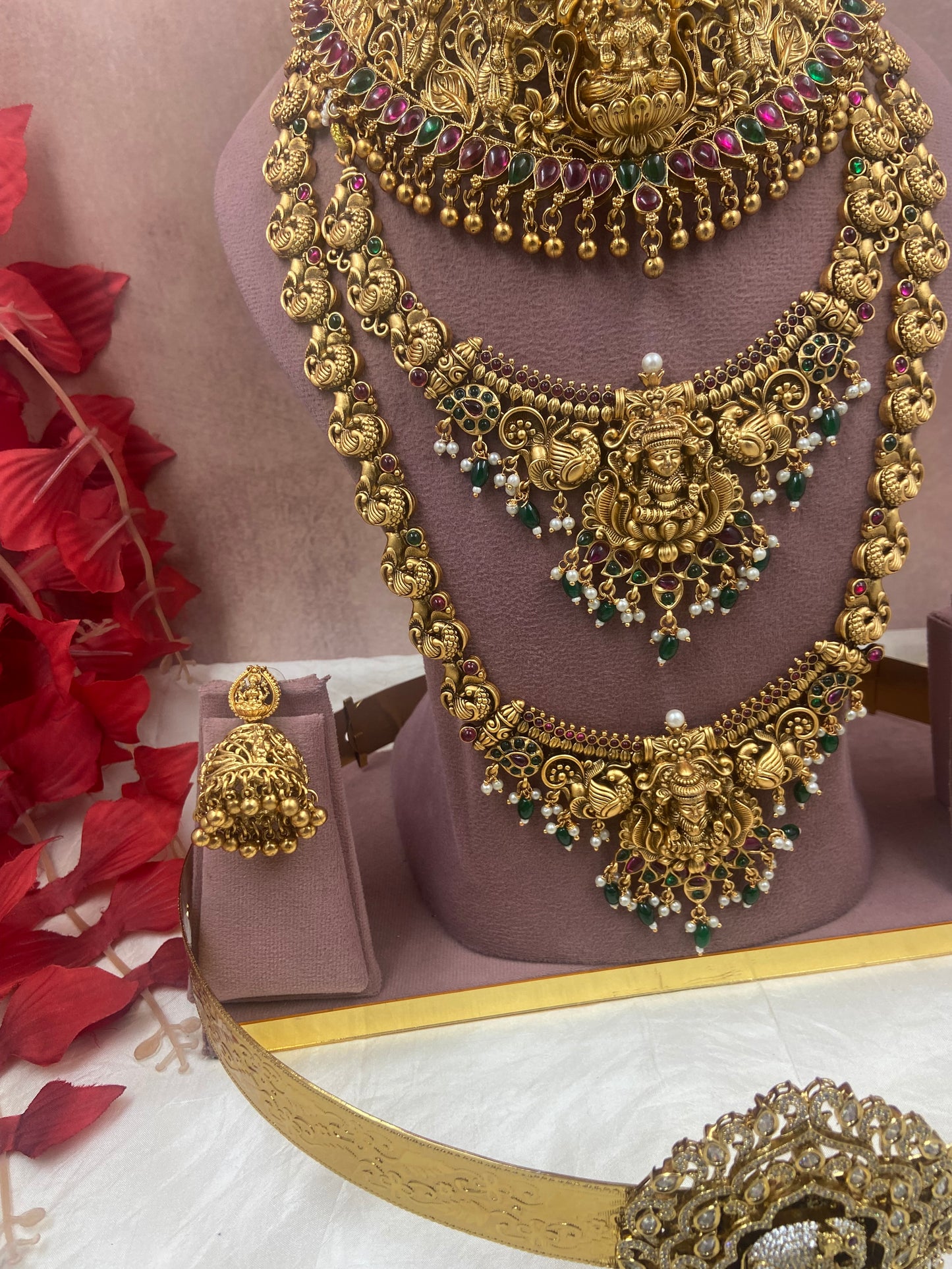 3d semi bridal jewellery Sb596