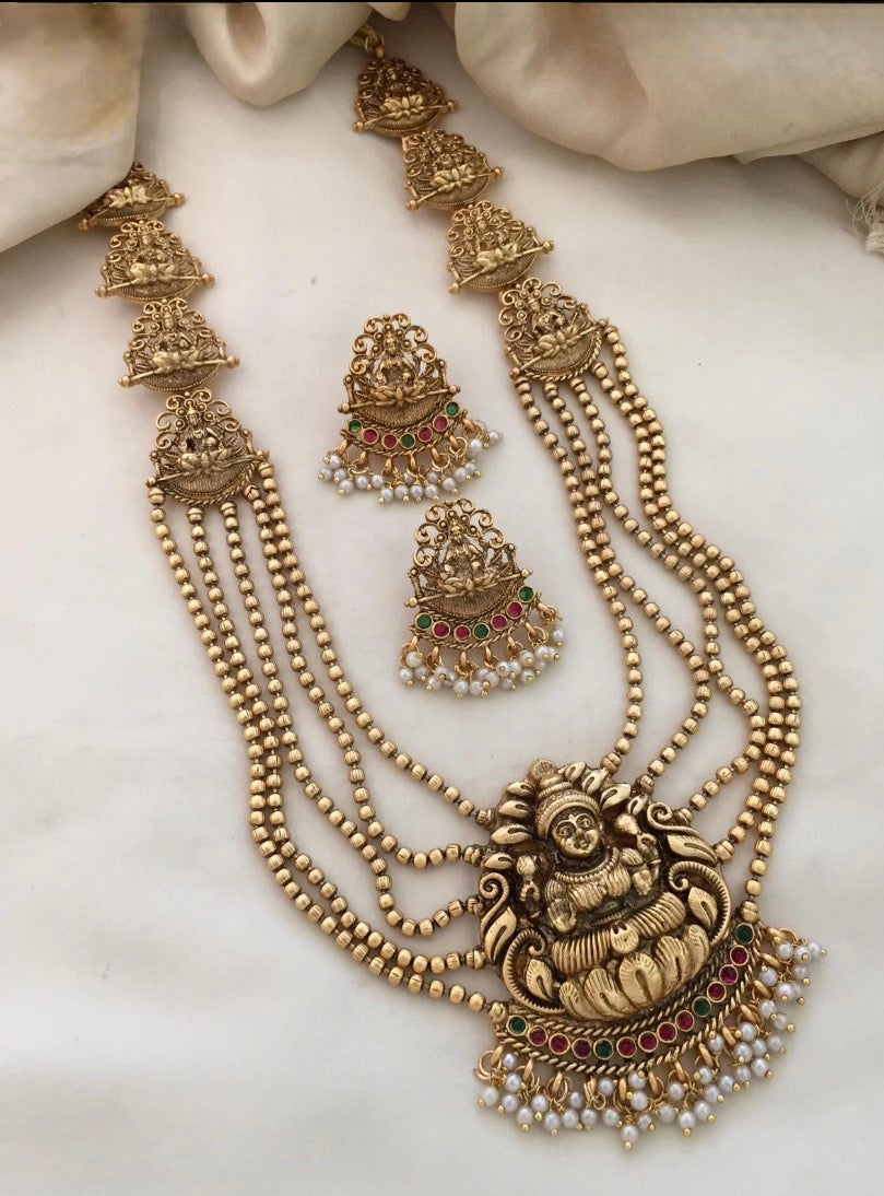 Lakshmi multi layer haram N474