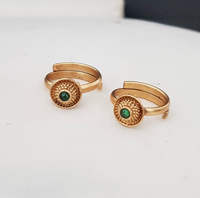 Eye ball toe rings toe02