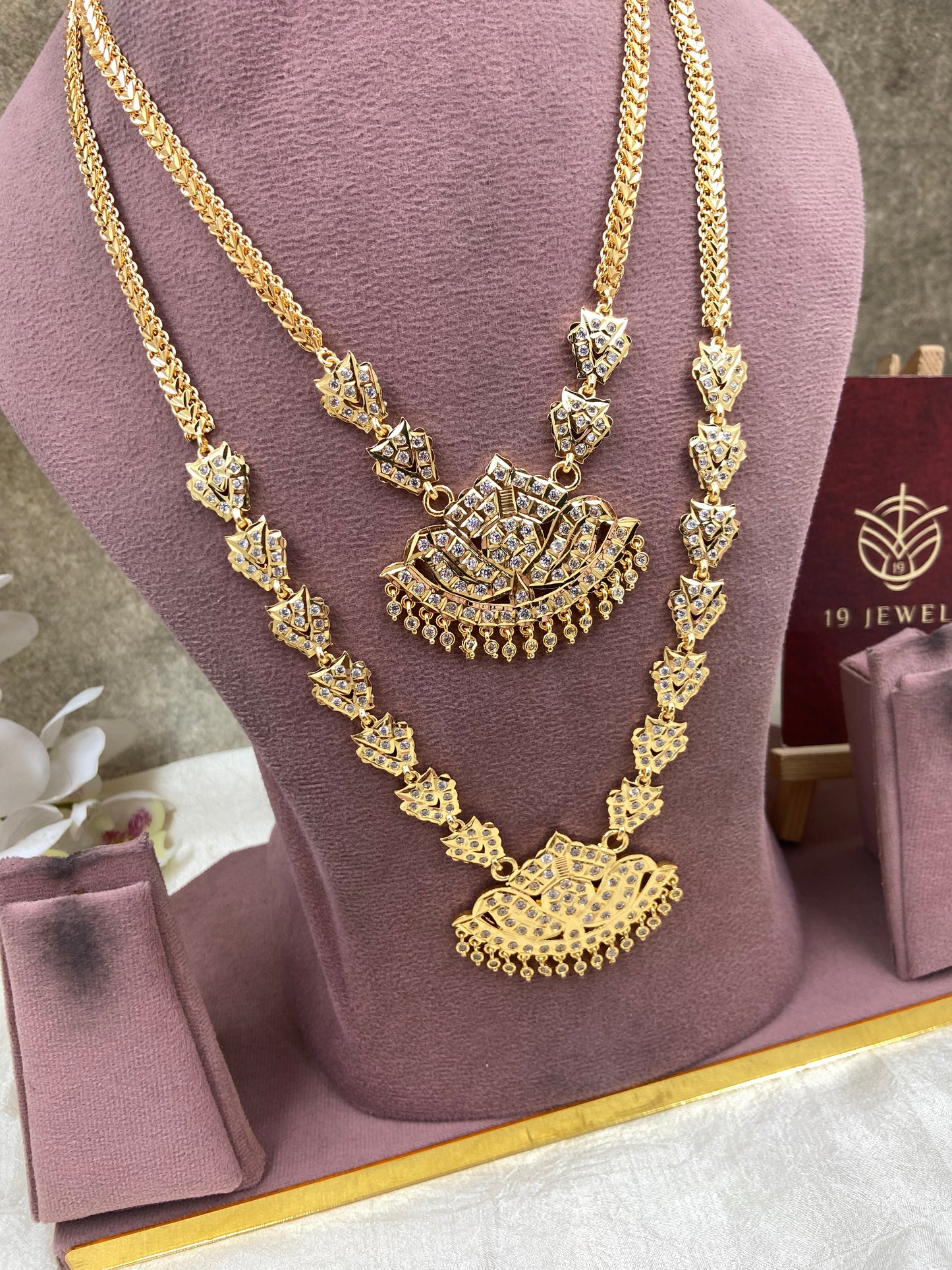 Impon necklace haram set N1320-E15