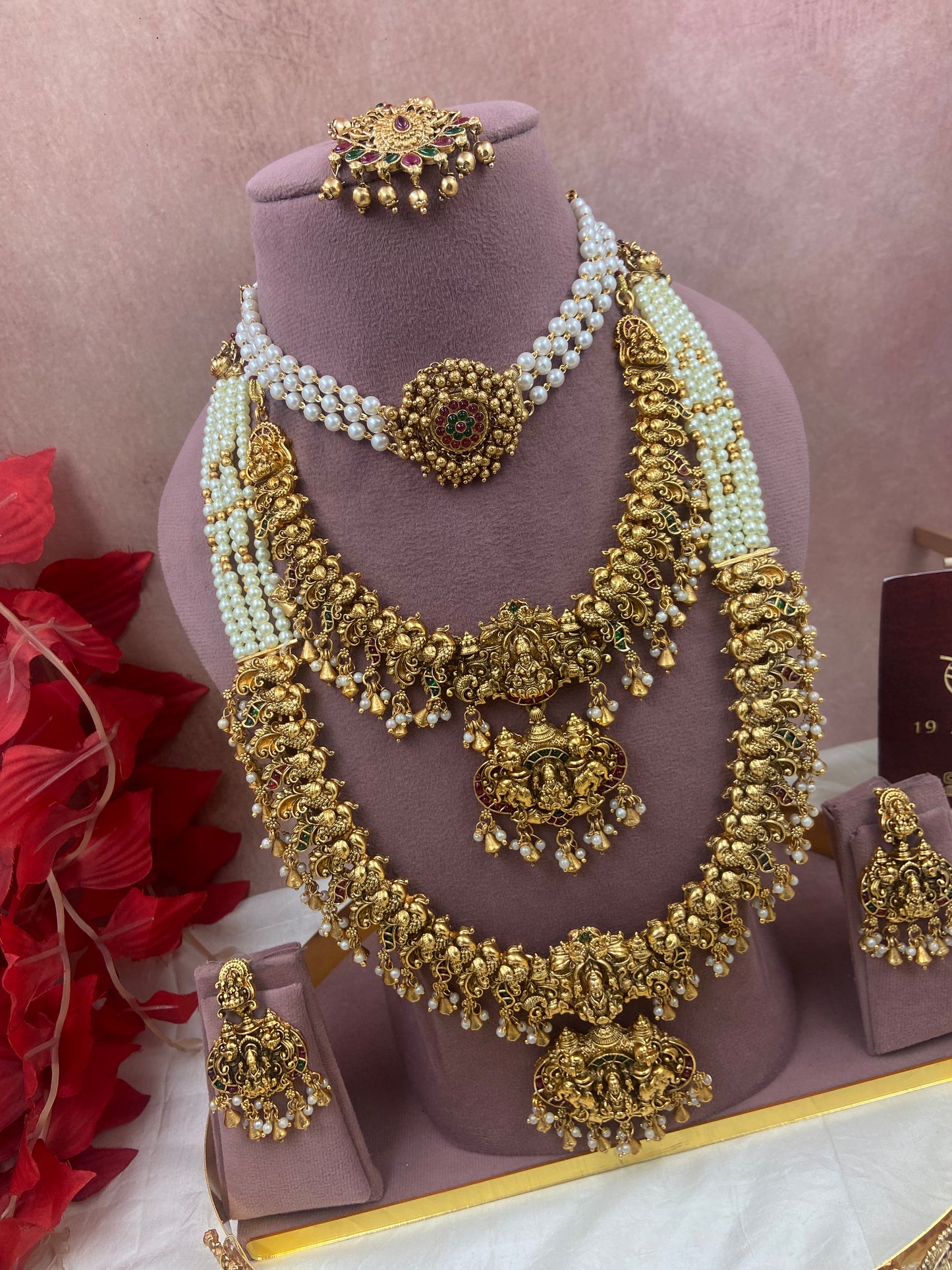 Pearl semi bridal jewellery Sb591