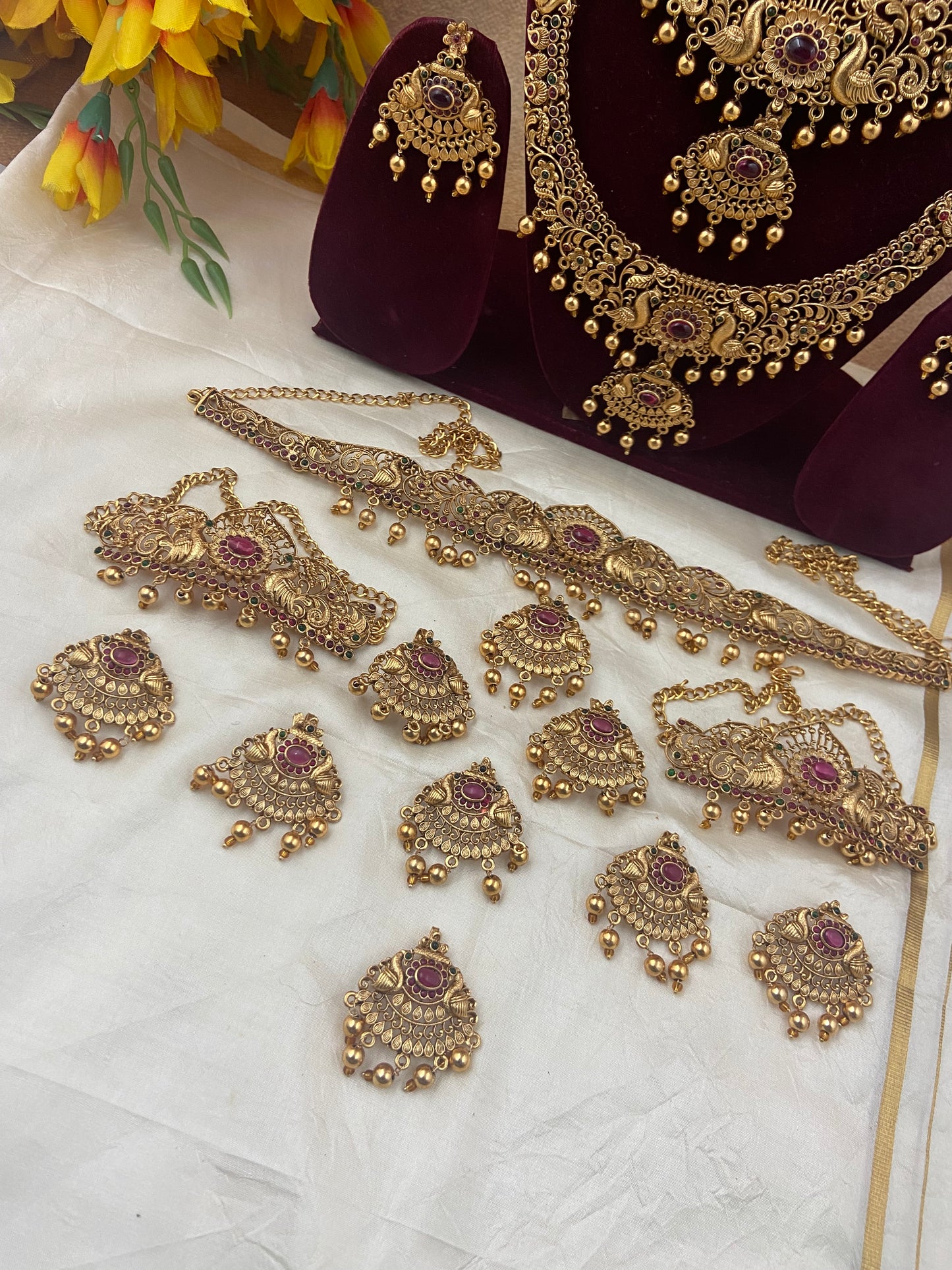 Non idol full bridal jewellery Br109