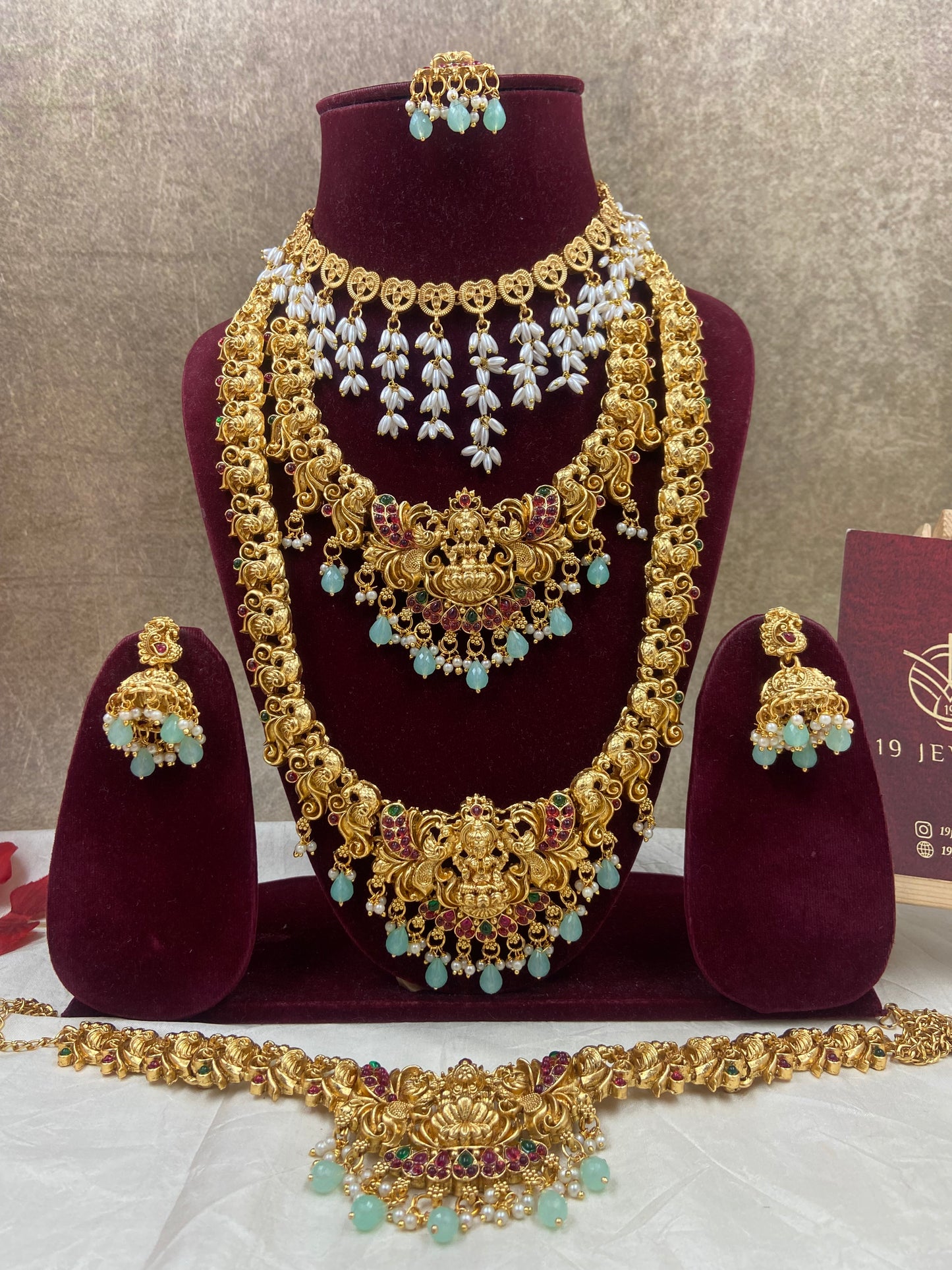 3d semi bridal jewellery Sb487