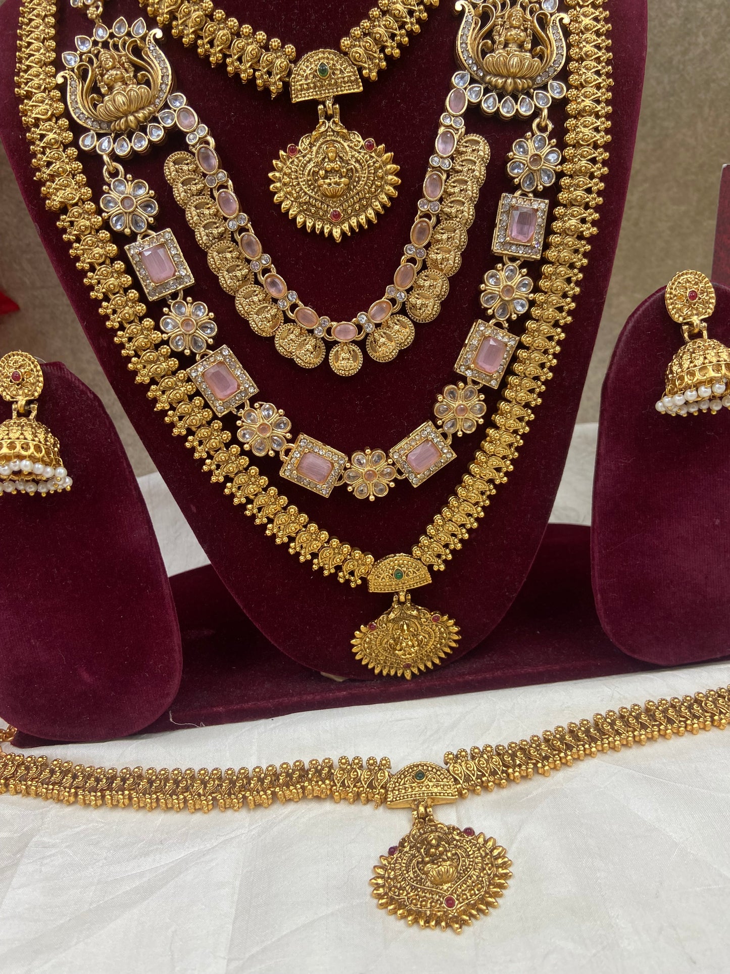 Simple elegant semi bridal jewellery Sb523