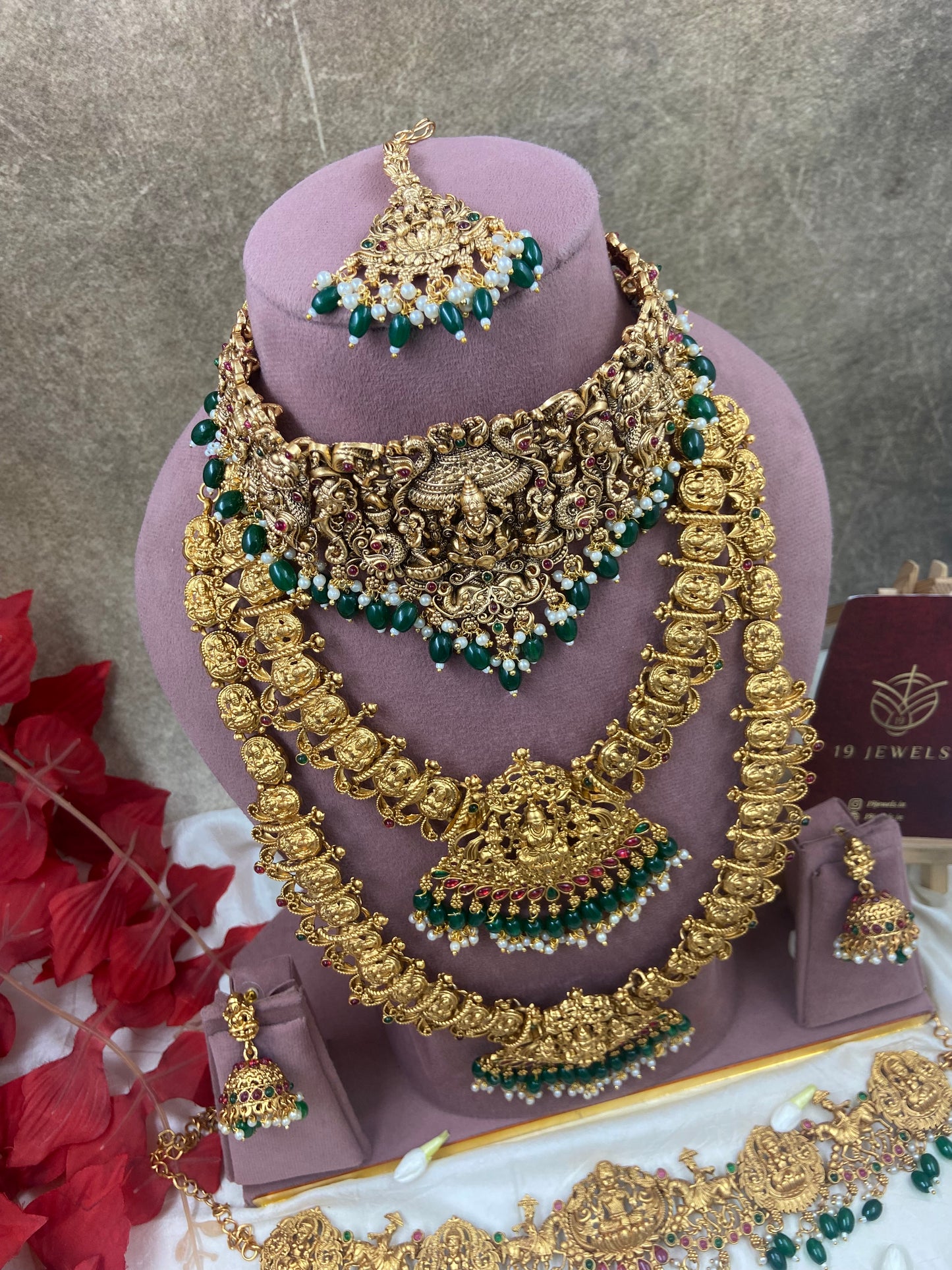 Semi bridal jewellery Sb555