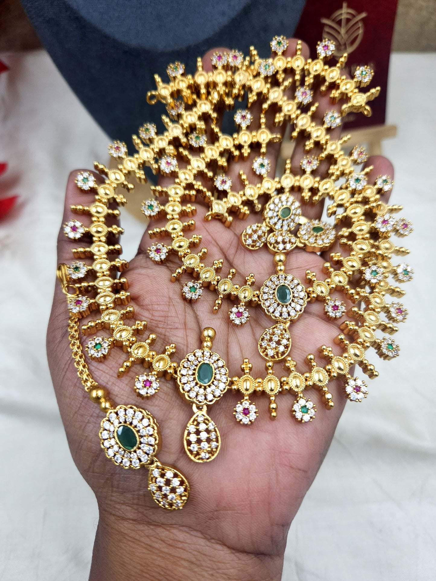 Premium necklace haram set N981