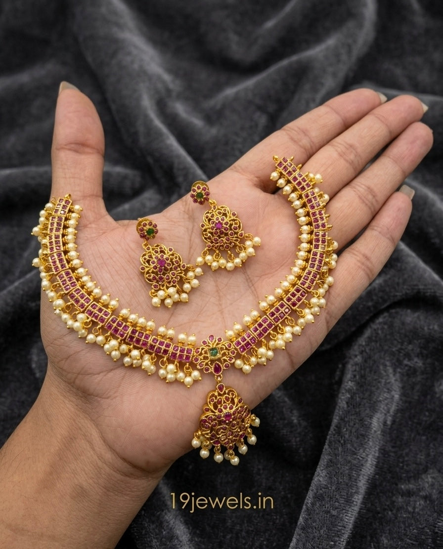 Ruby Adigai Necklace N1709