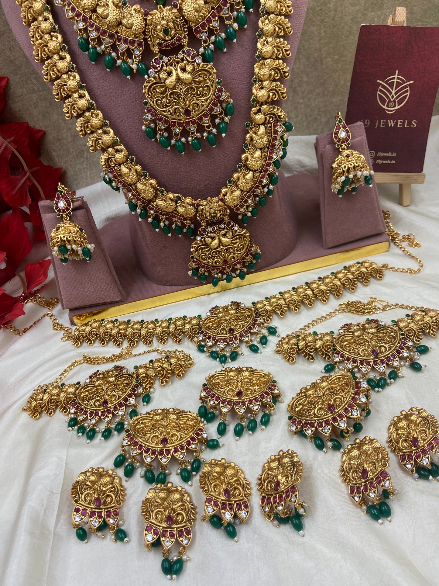Non idol full bridal jewellery Br191