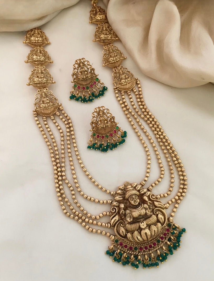 Lakshmi multi layer haram N474