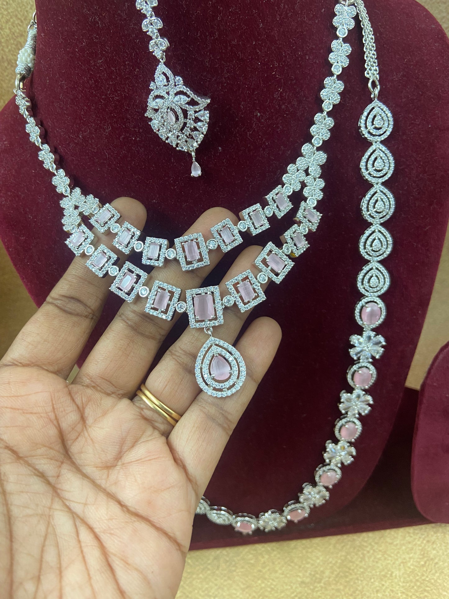 Elegant ad semi bridal jewellery Sb371