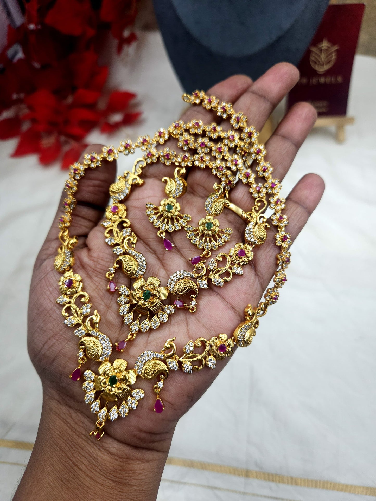 Premium necklace haram set N980