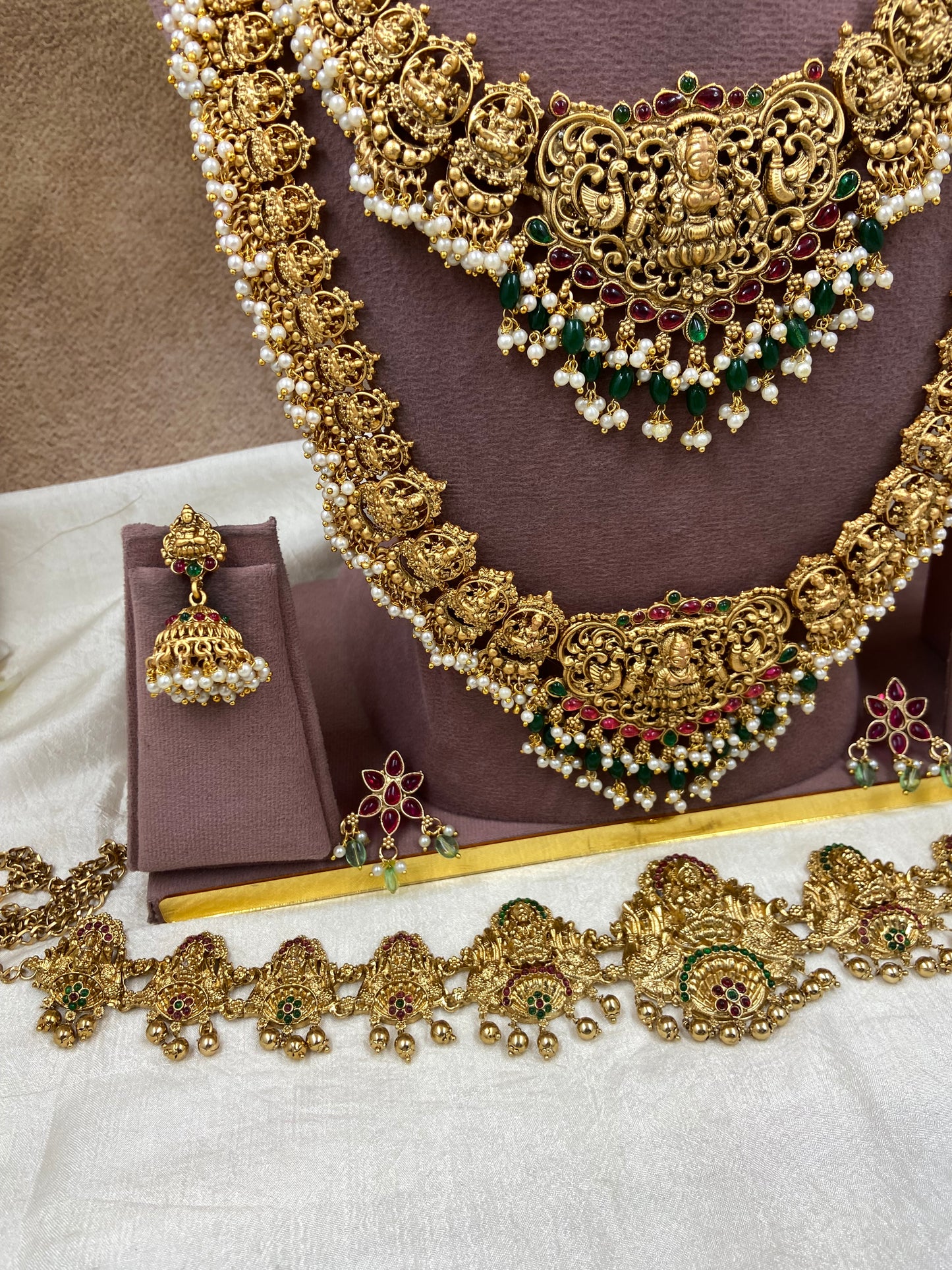 Semi bridal jewellery Sb729-G3-A14