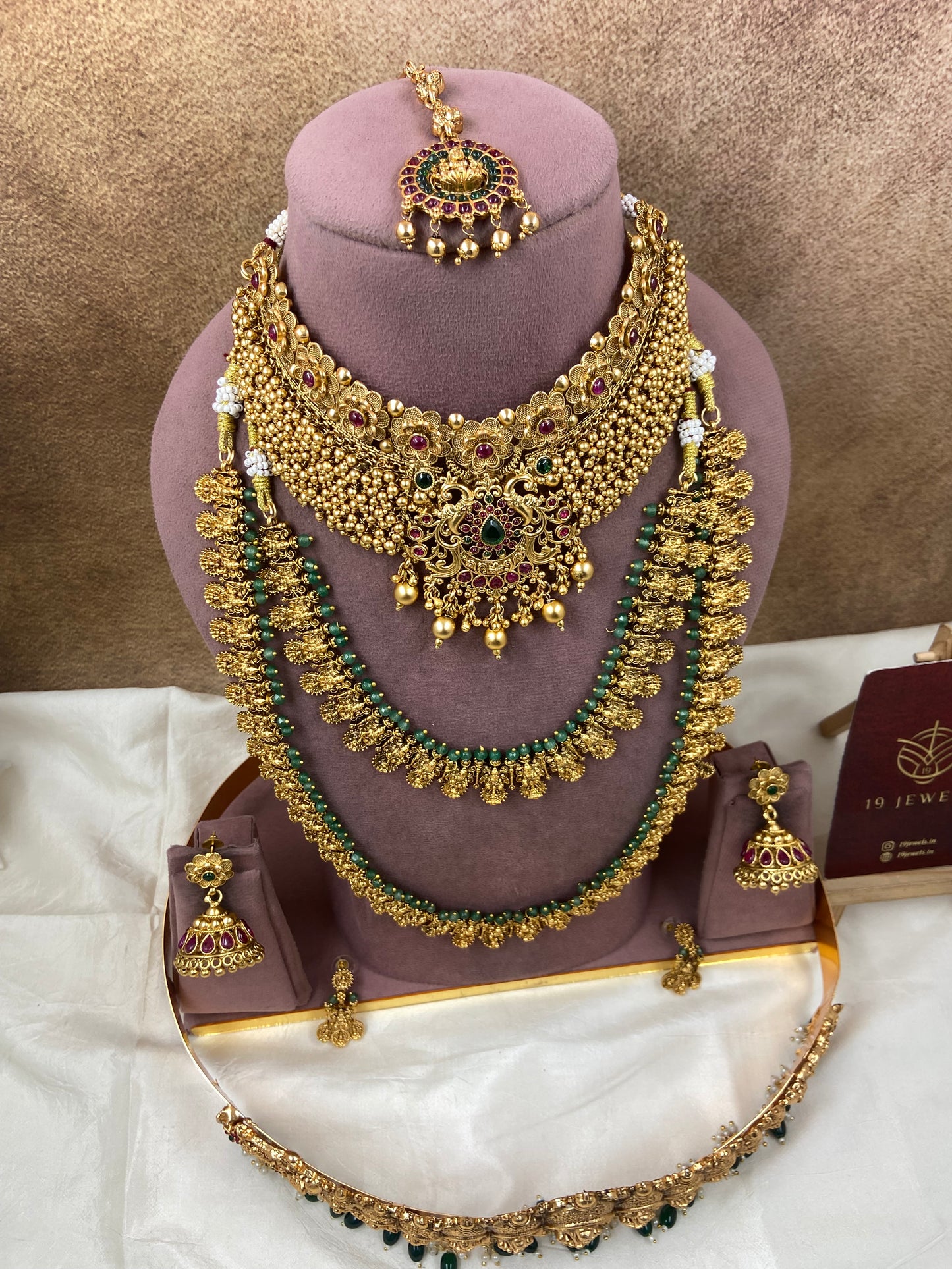 Semi bridal jewellery Sb784