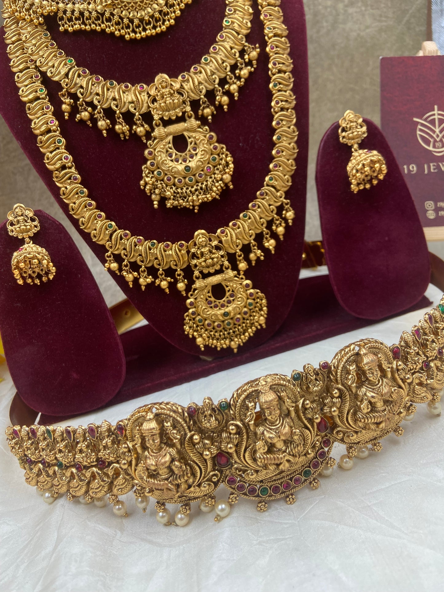 Semi bridal jewellery Sb480-G3-B16
