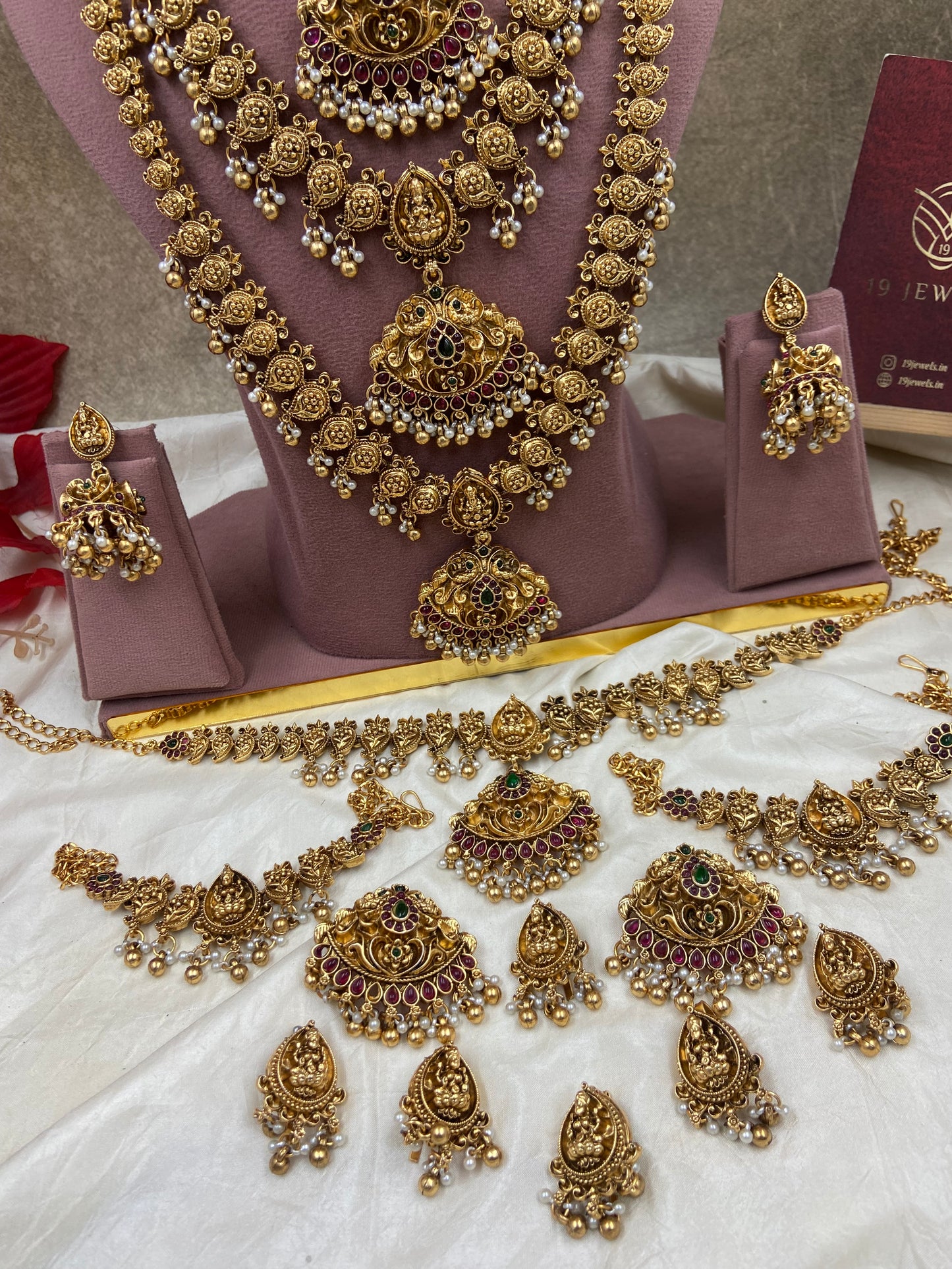 Non idol full bridal jewellery Br196