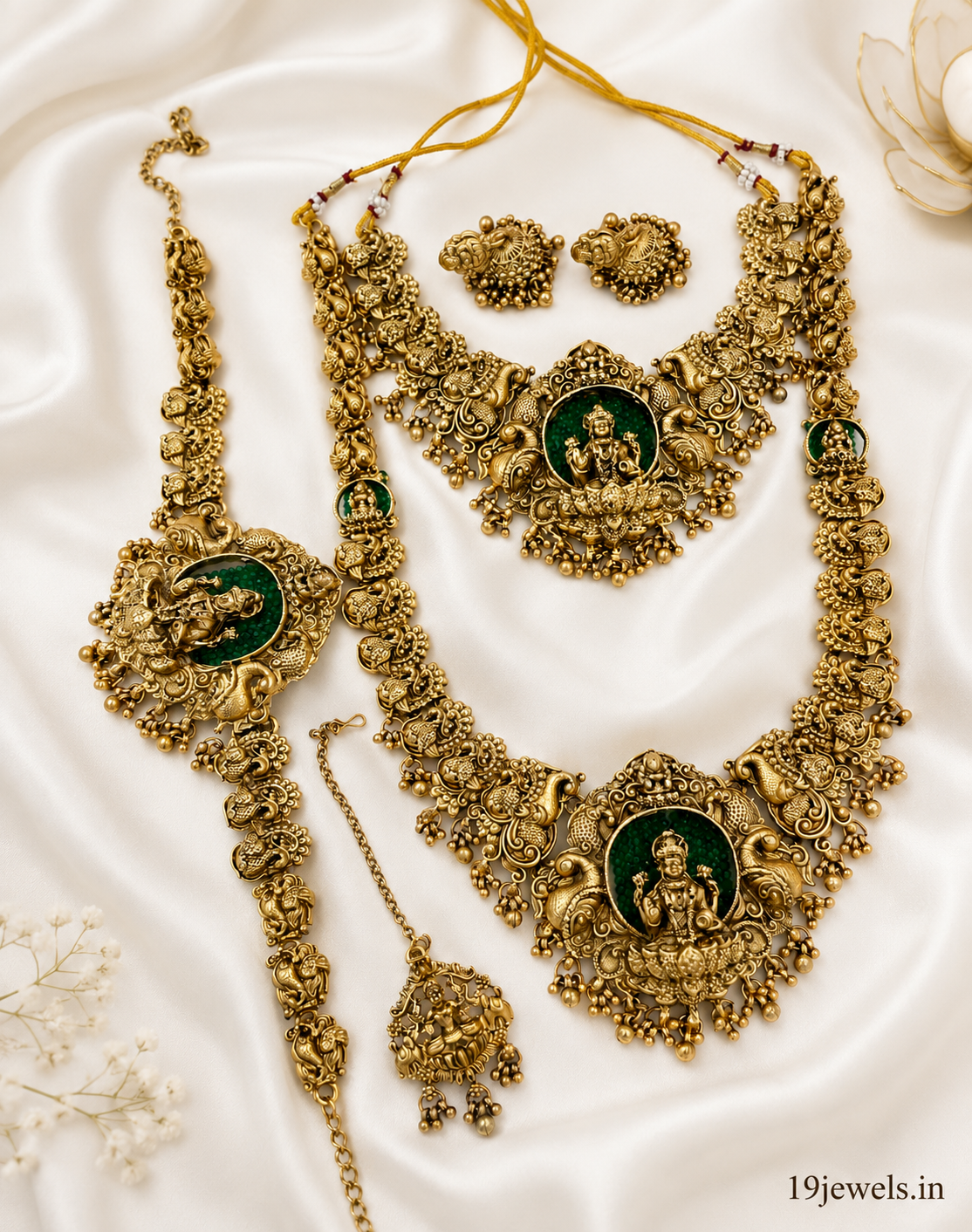 Semi bridal jewellery set Sb792
