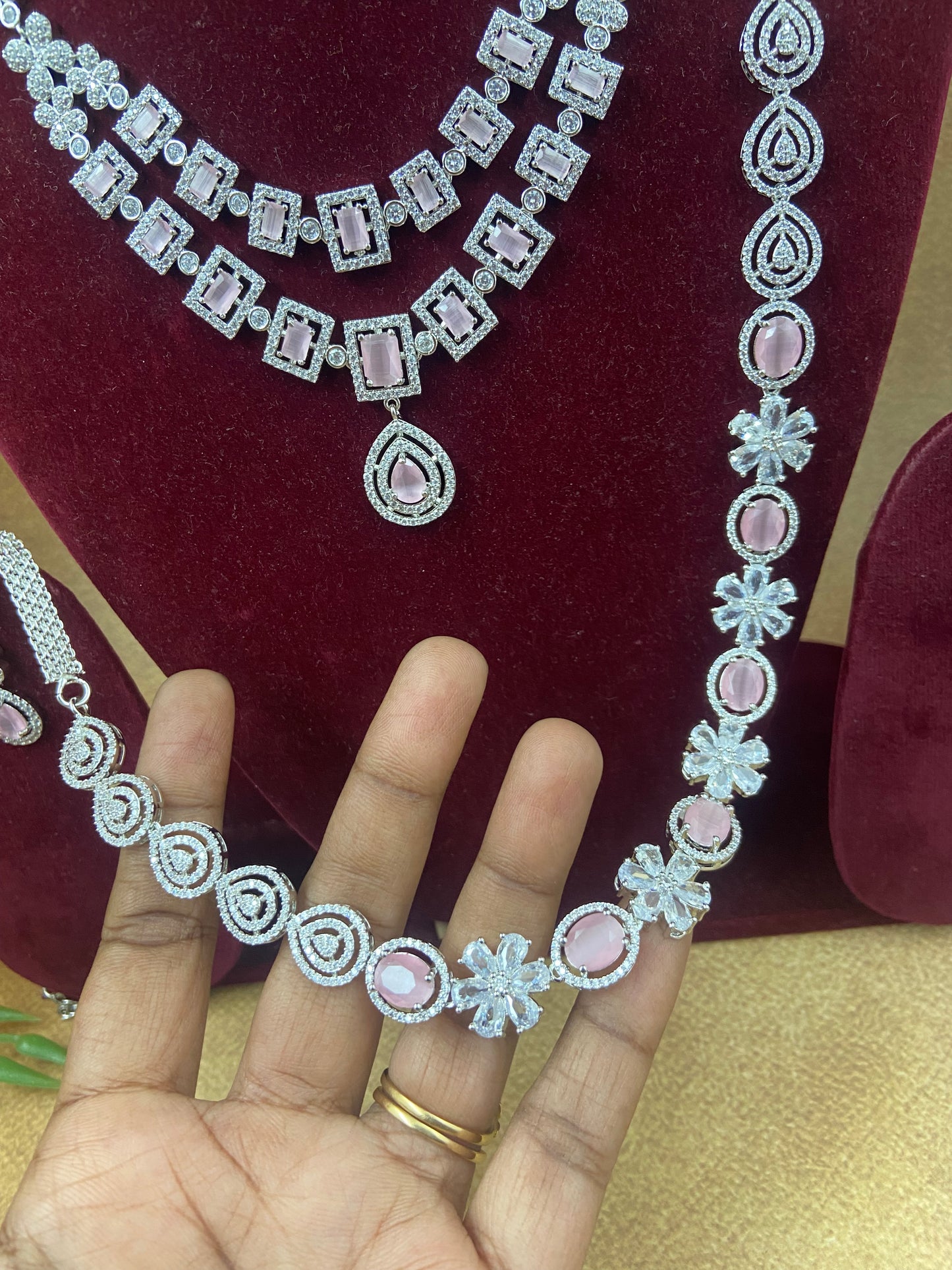 Elegant ad semi bridal jewellery Sb371