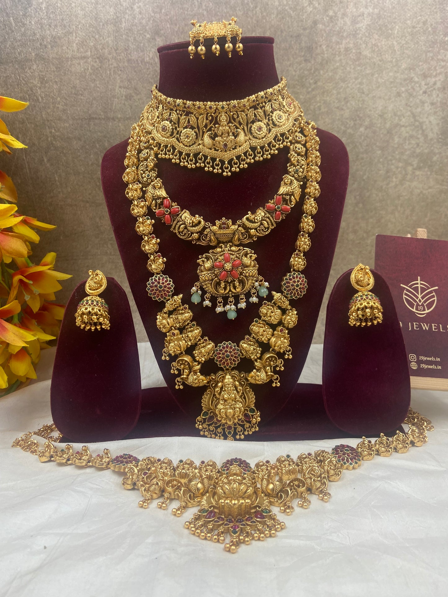 Semi bridal jewellery Sb472