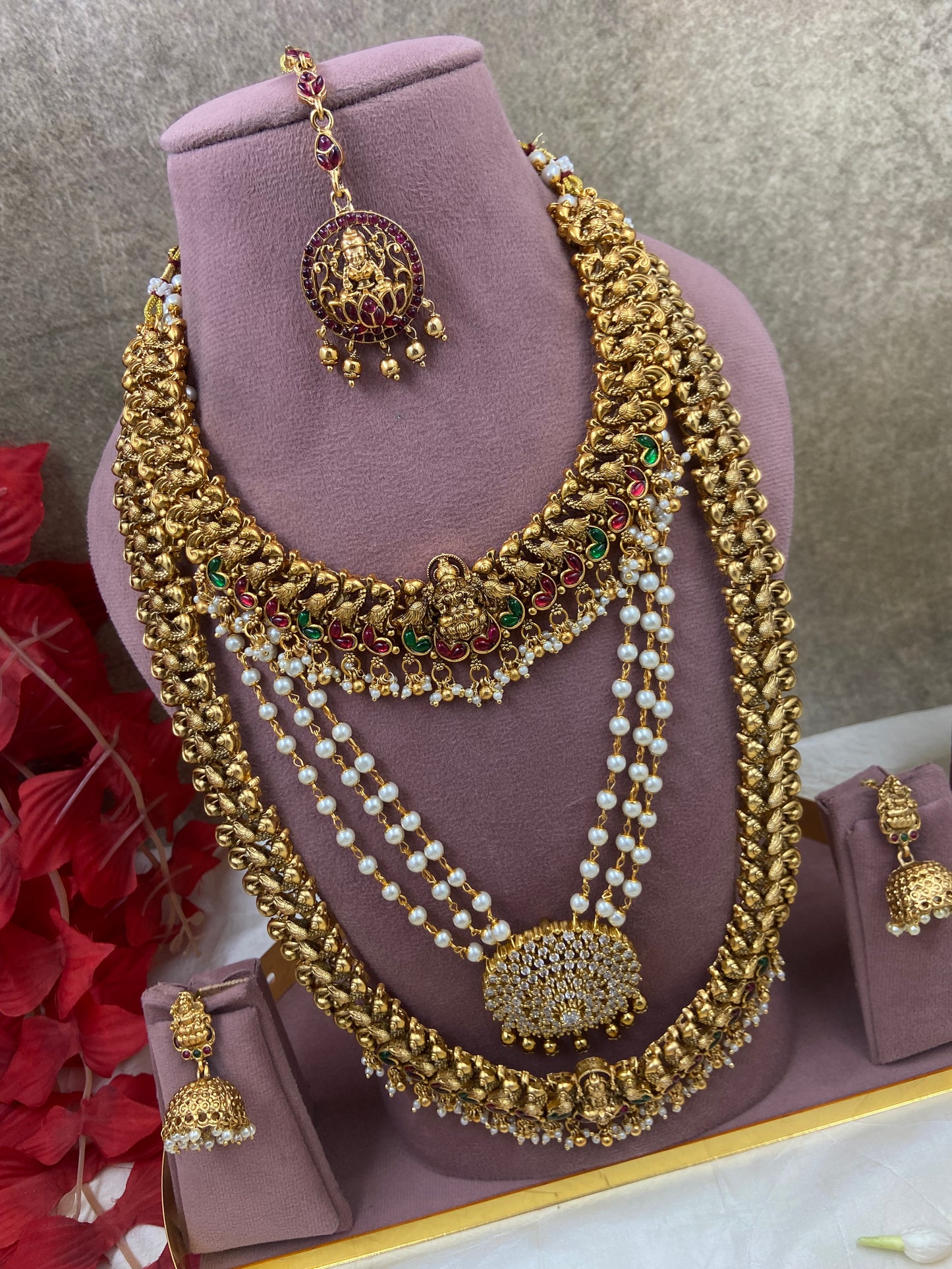 Premium semi bridal jewellery Sb563