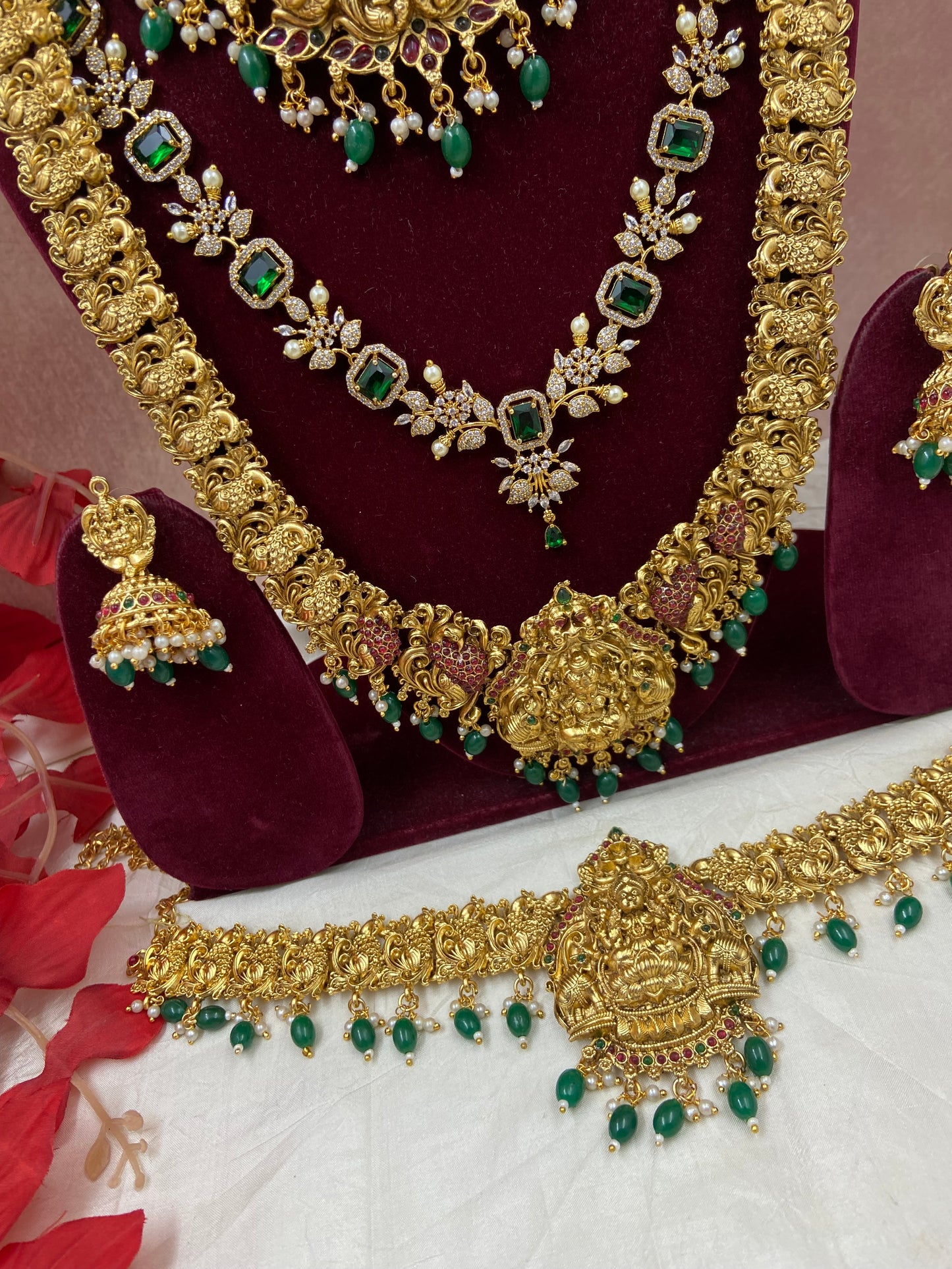 3d semi bridal jewellery Sb536