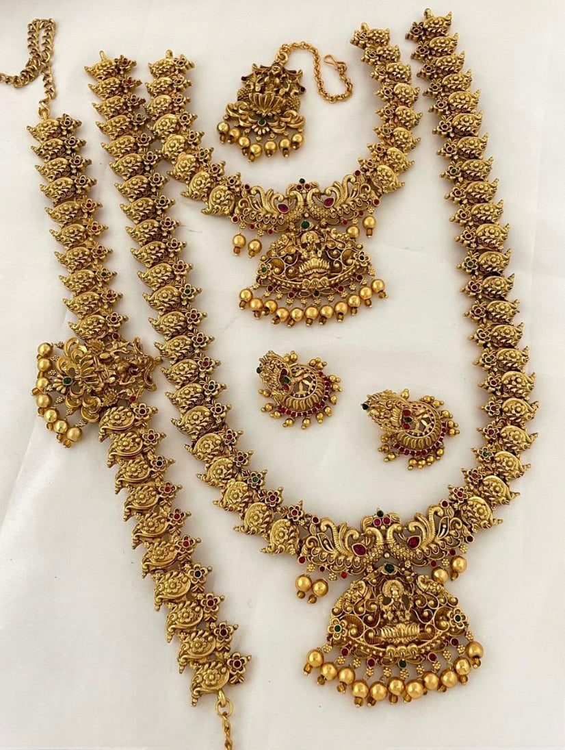 Lakshmi mango semi bridal jewellery Sb257