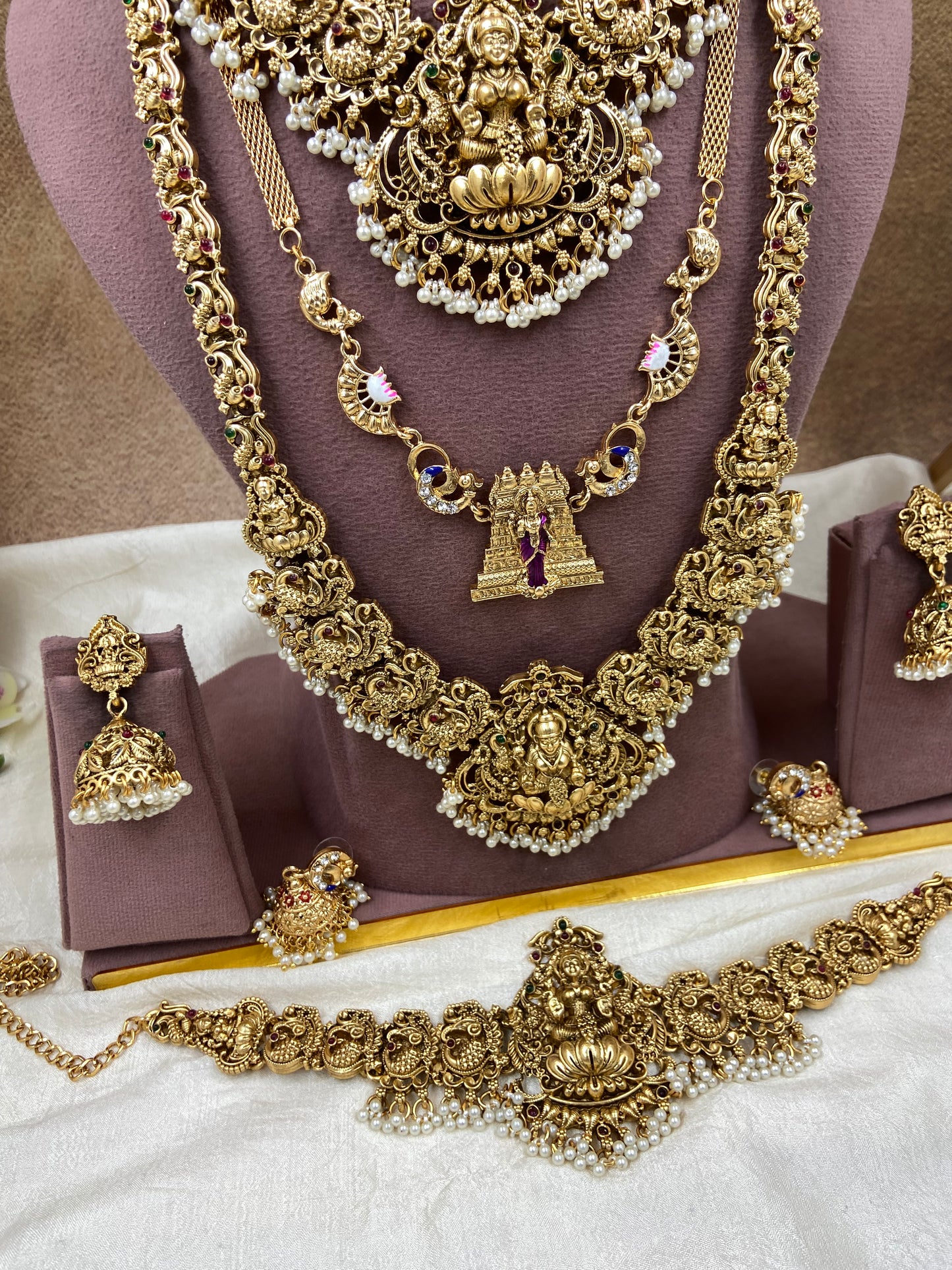 Semi bridal jewellery Sb727-E17-A21