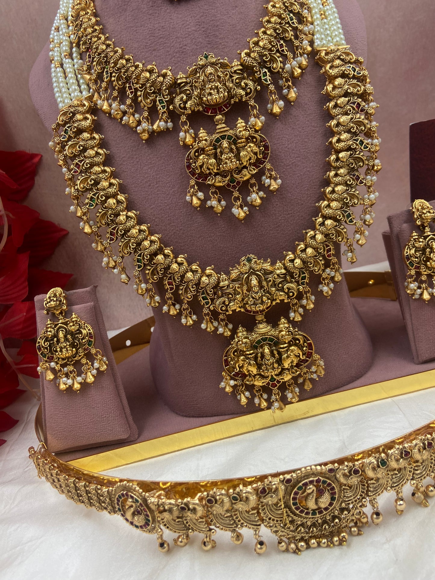 Pearl semi bridal jewellery Sb591
