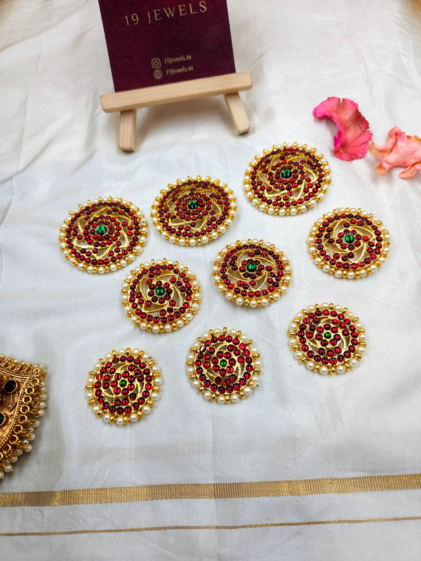 Kempu hair accessories Hr087