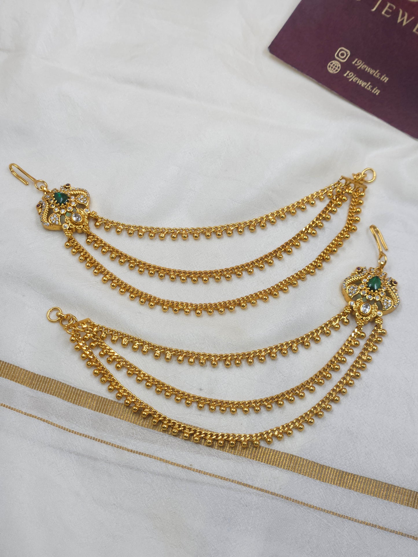 Cz Ear chain Ea249