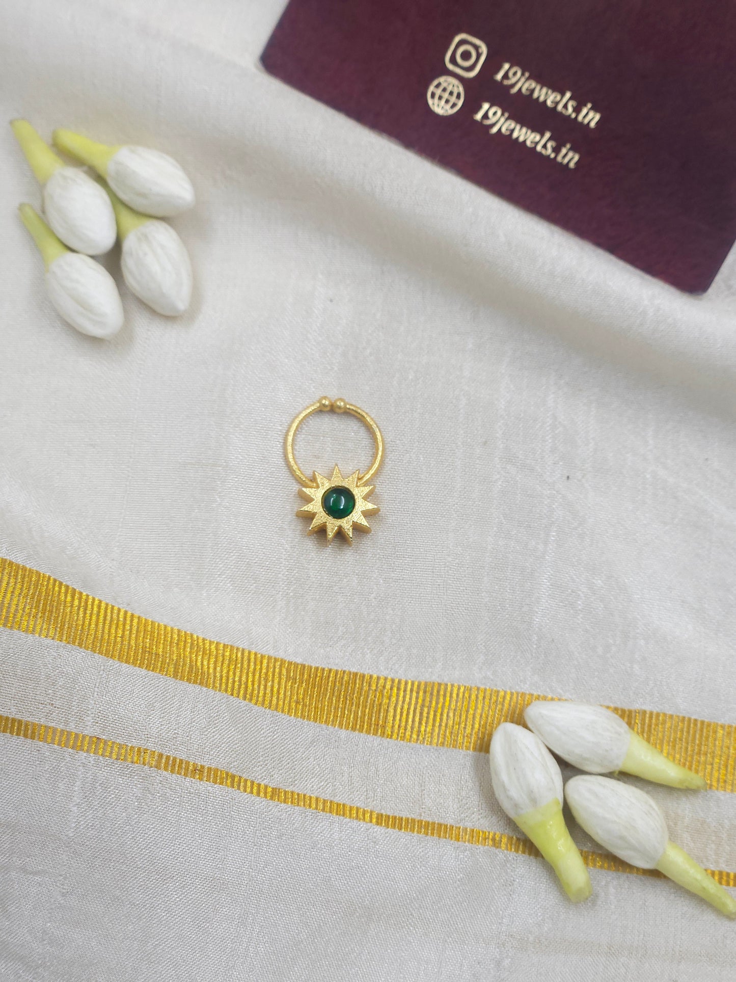 Jadau suriya nath / septum ring 413=J4