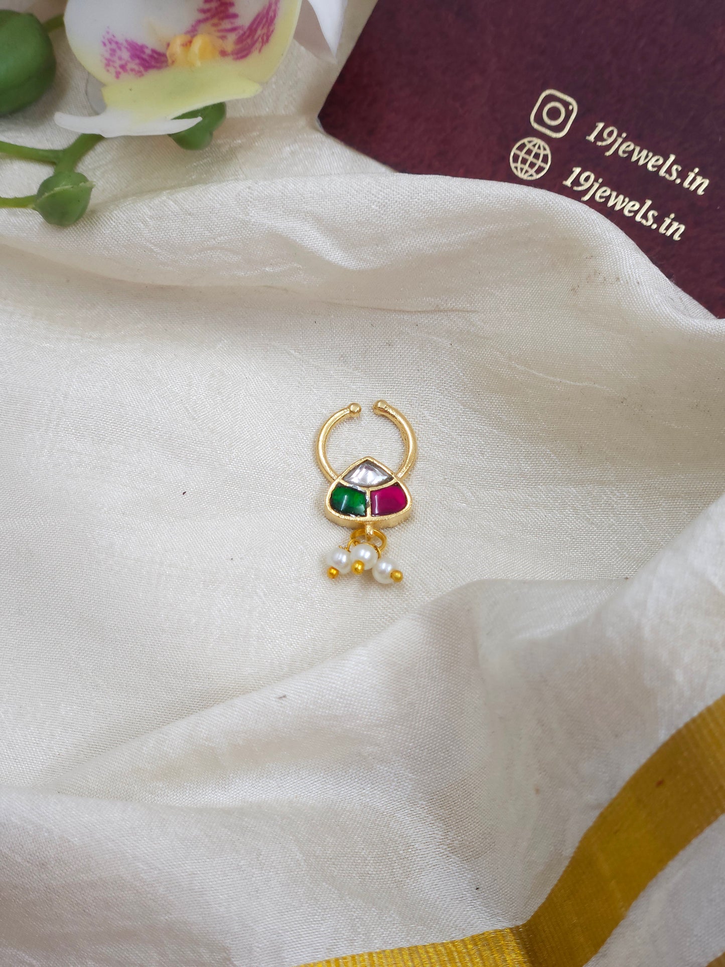 Jadau septum ring 360-J4
