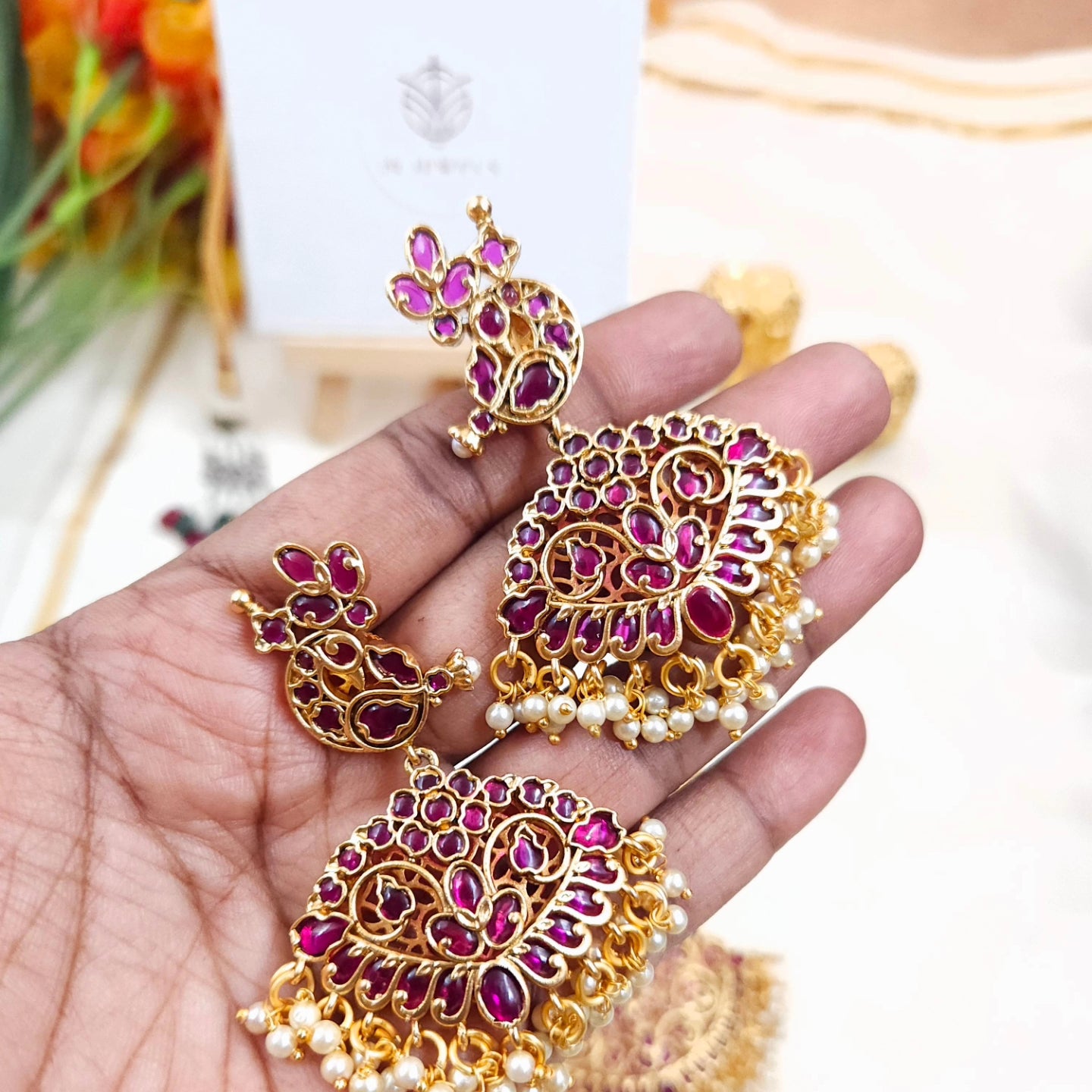 Kempu necklace N533