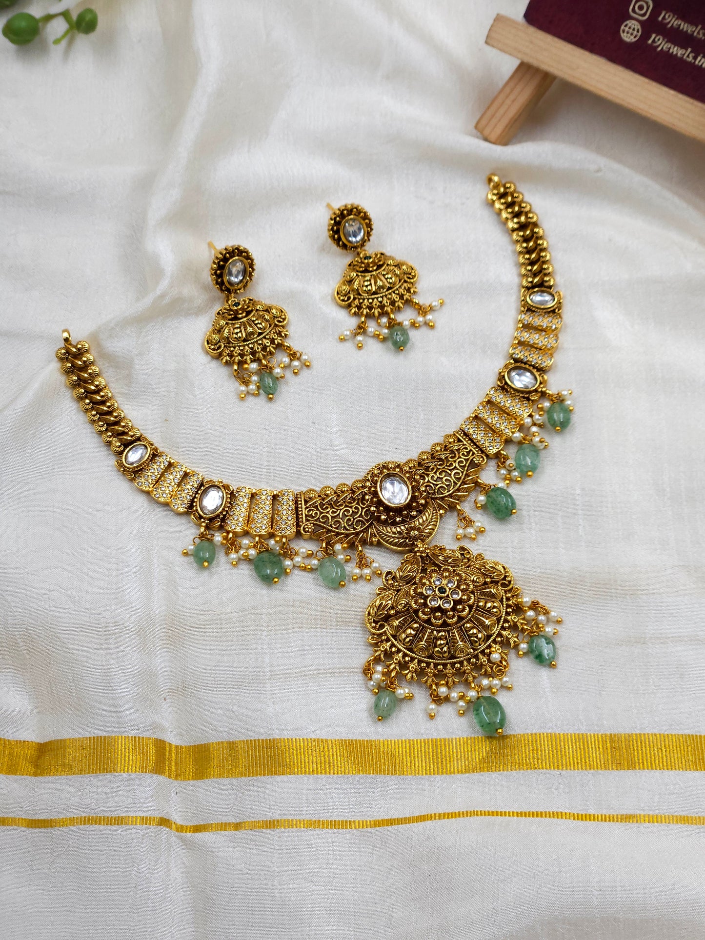 Kundan necklace N1219
