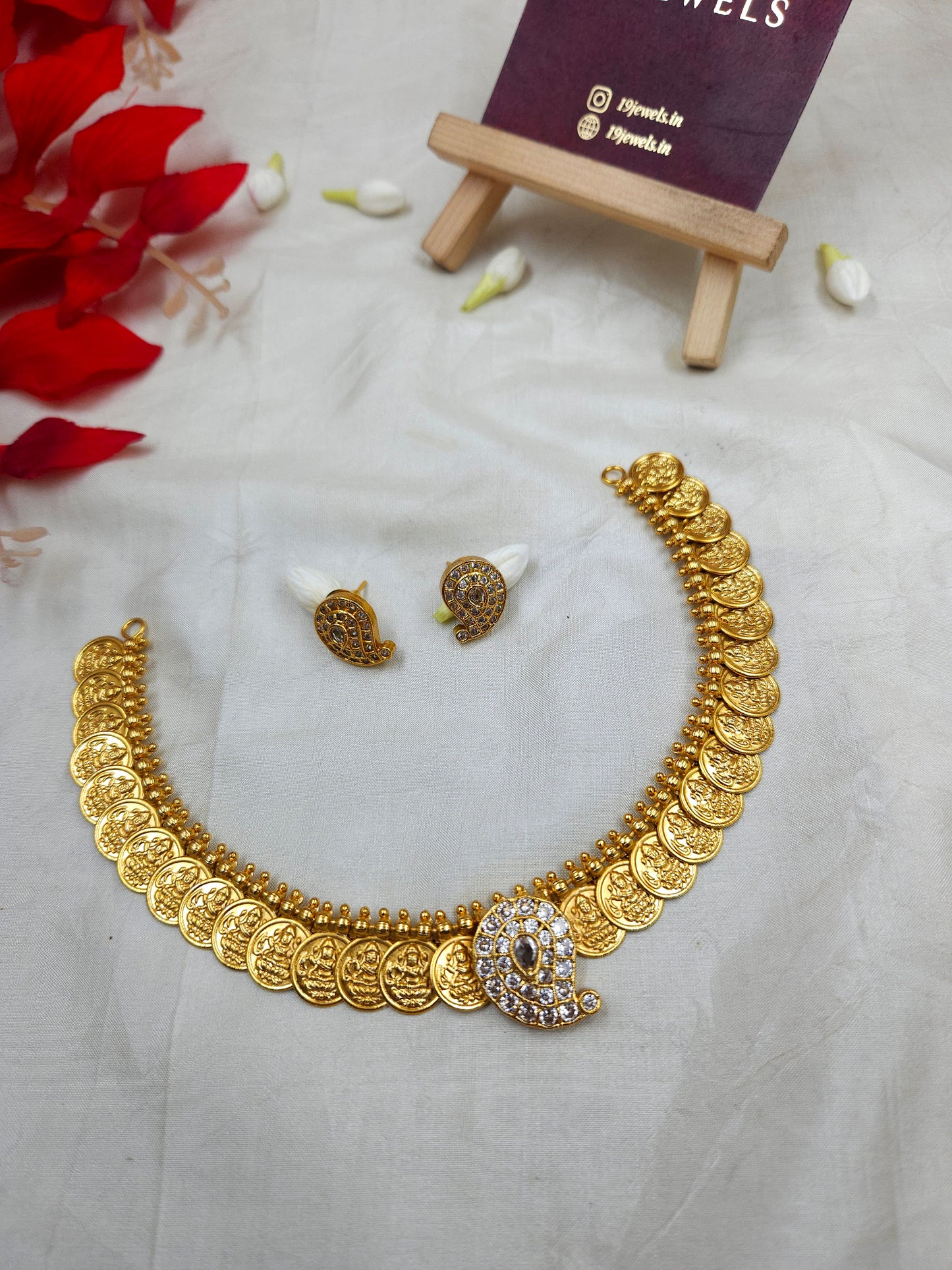 Coin mango necklace N1070