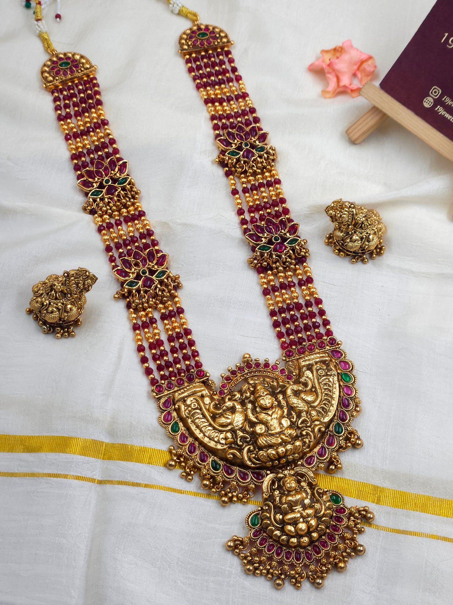 Ruby lakshmi mala N1243