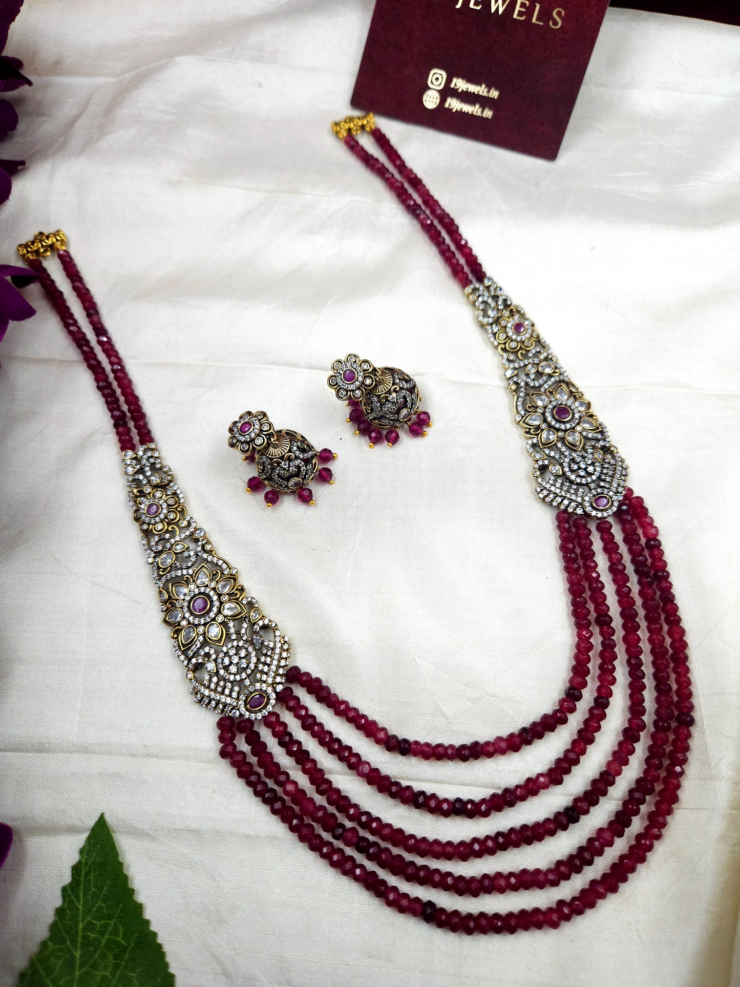 Victorian bead mala N652