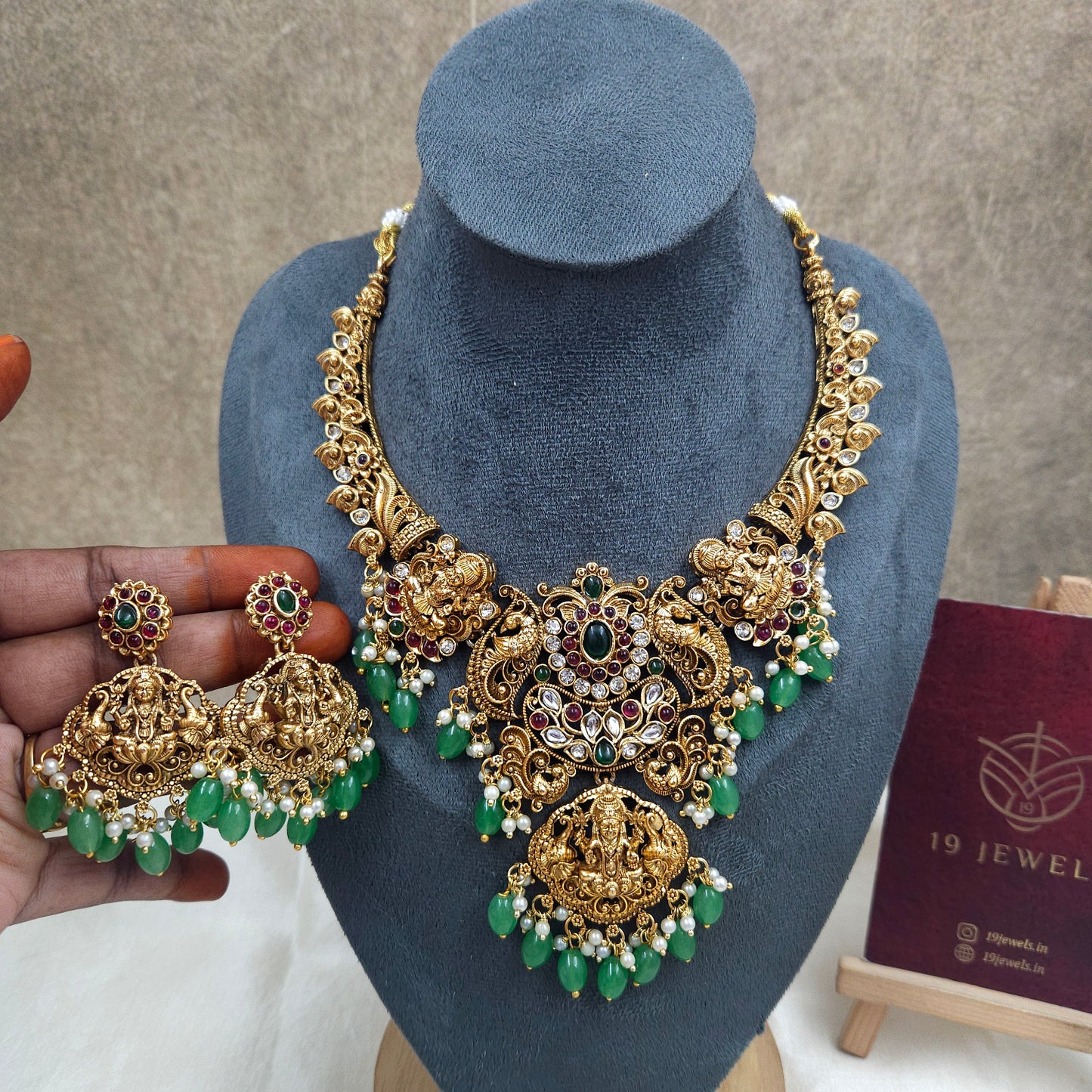 Grand nakshi necklace N1185-A17