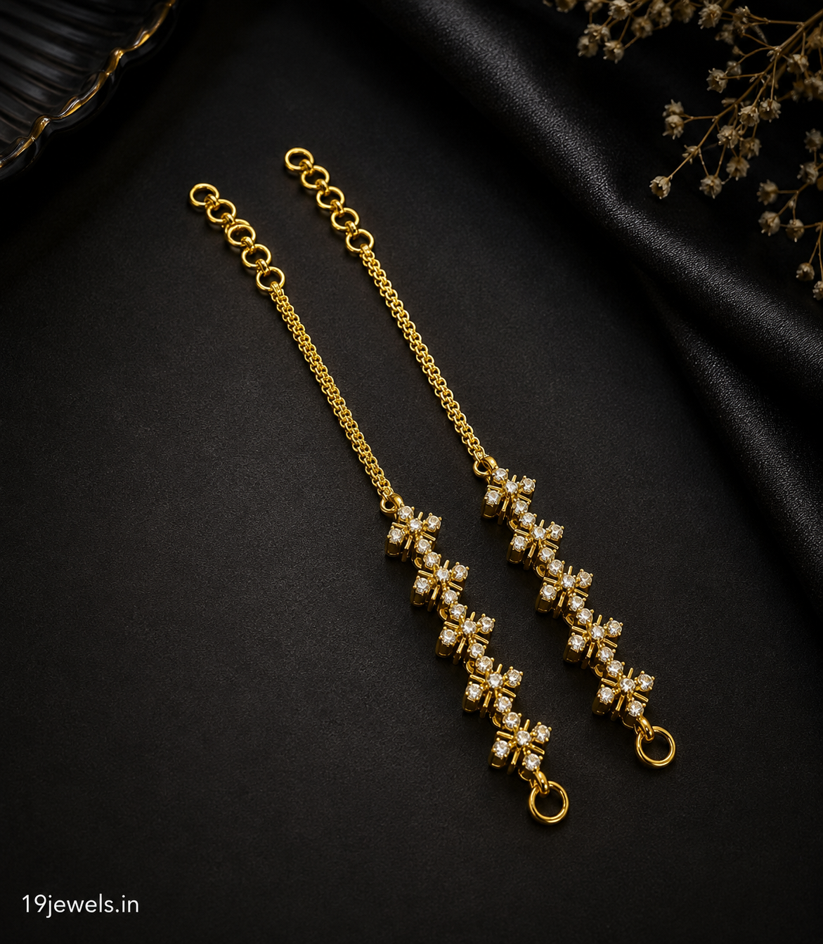 Diamond style Ear chain Ea273