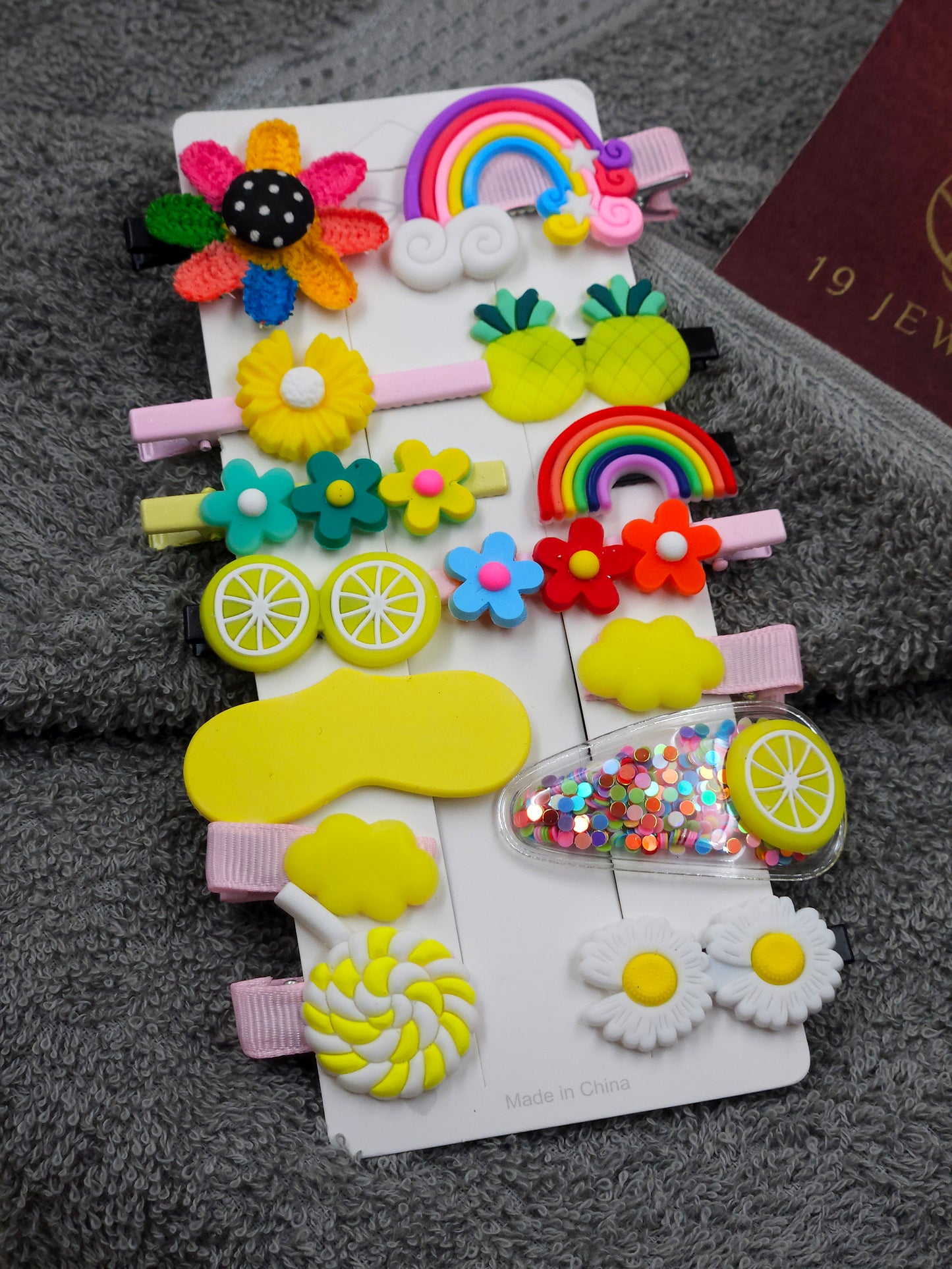 Tic tac clips Fa022set of 14 pcs