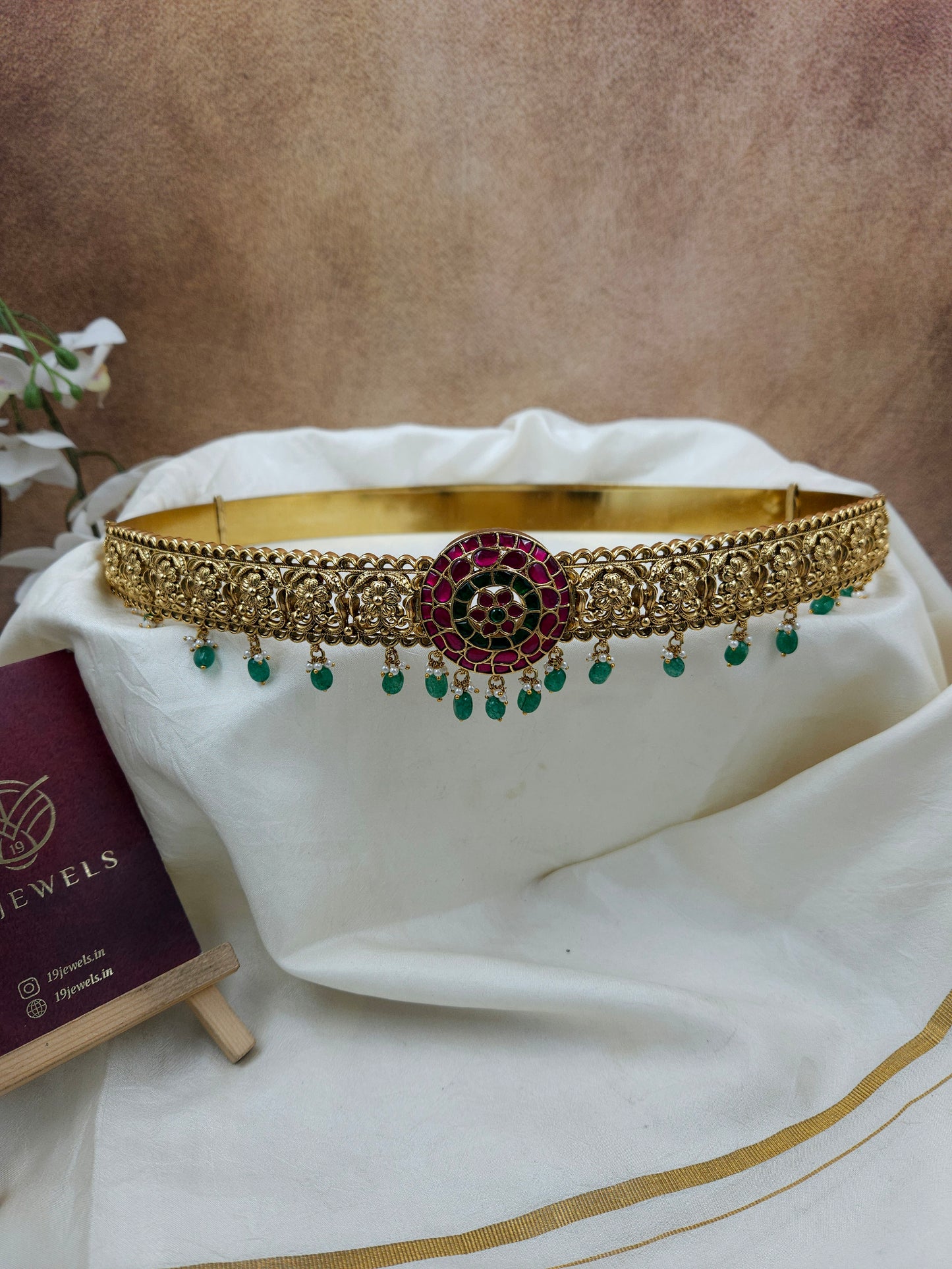 Premium jadau Hip belt Hb385