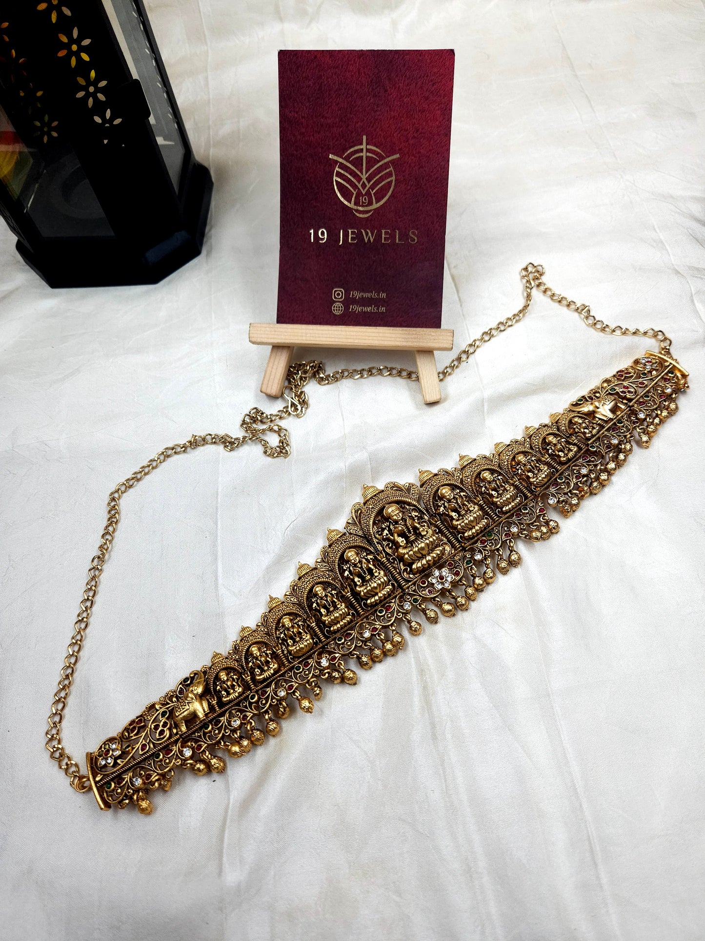 3d lakshmi hip chain Hb139