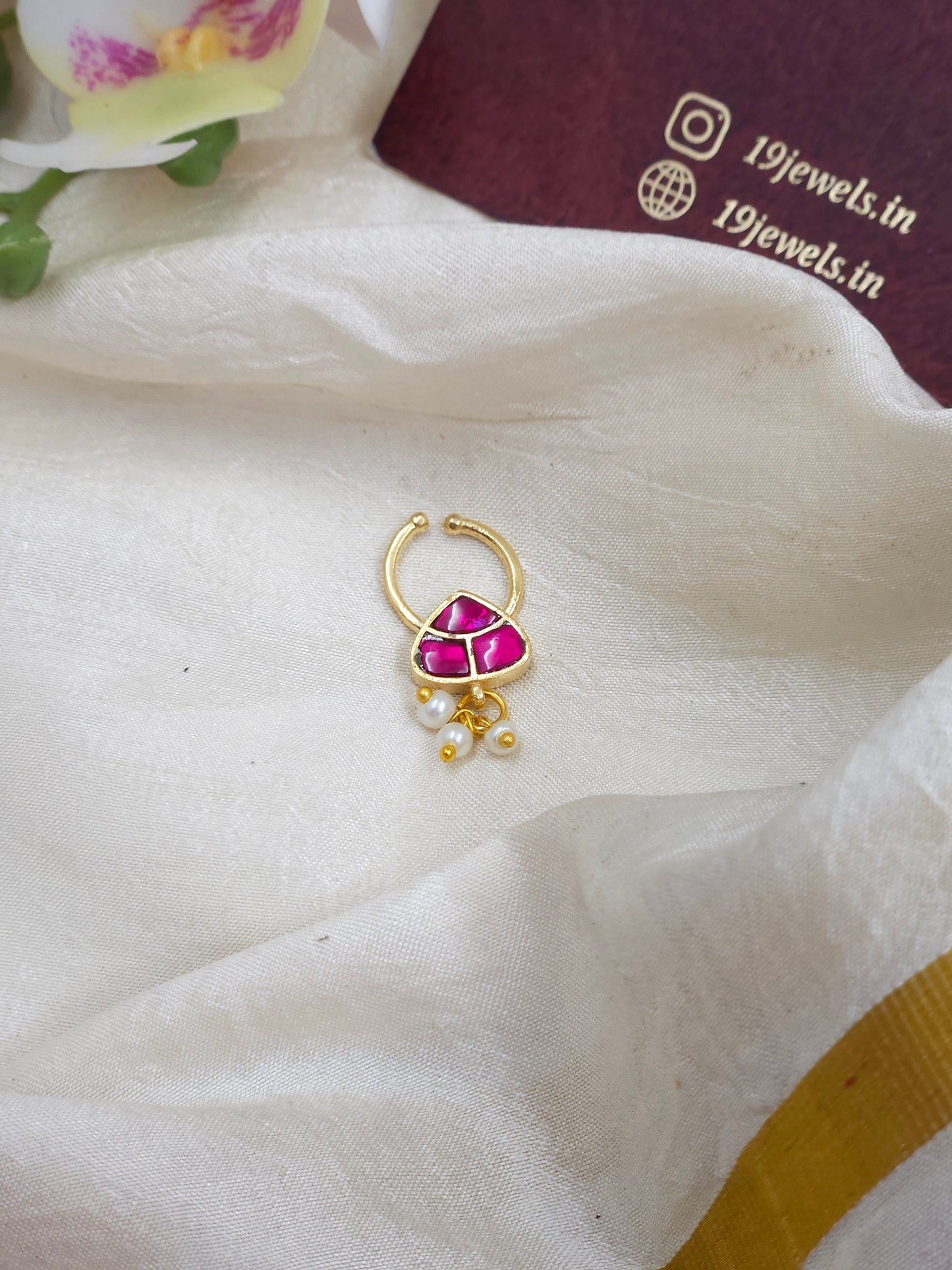 Jadau septum ring 361-J4