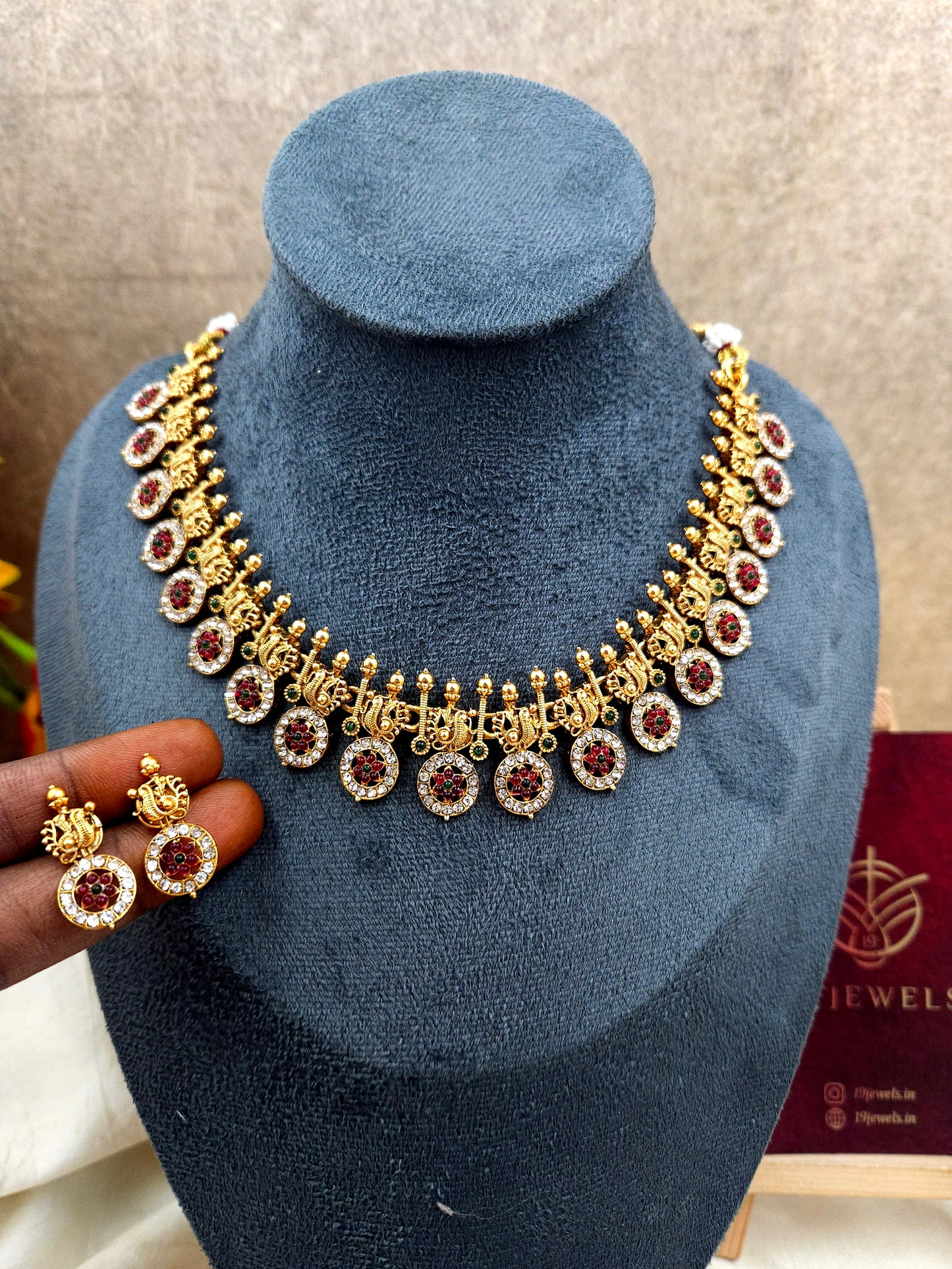 Stone necklace N834
