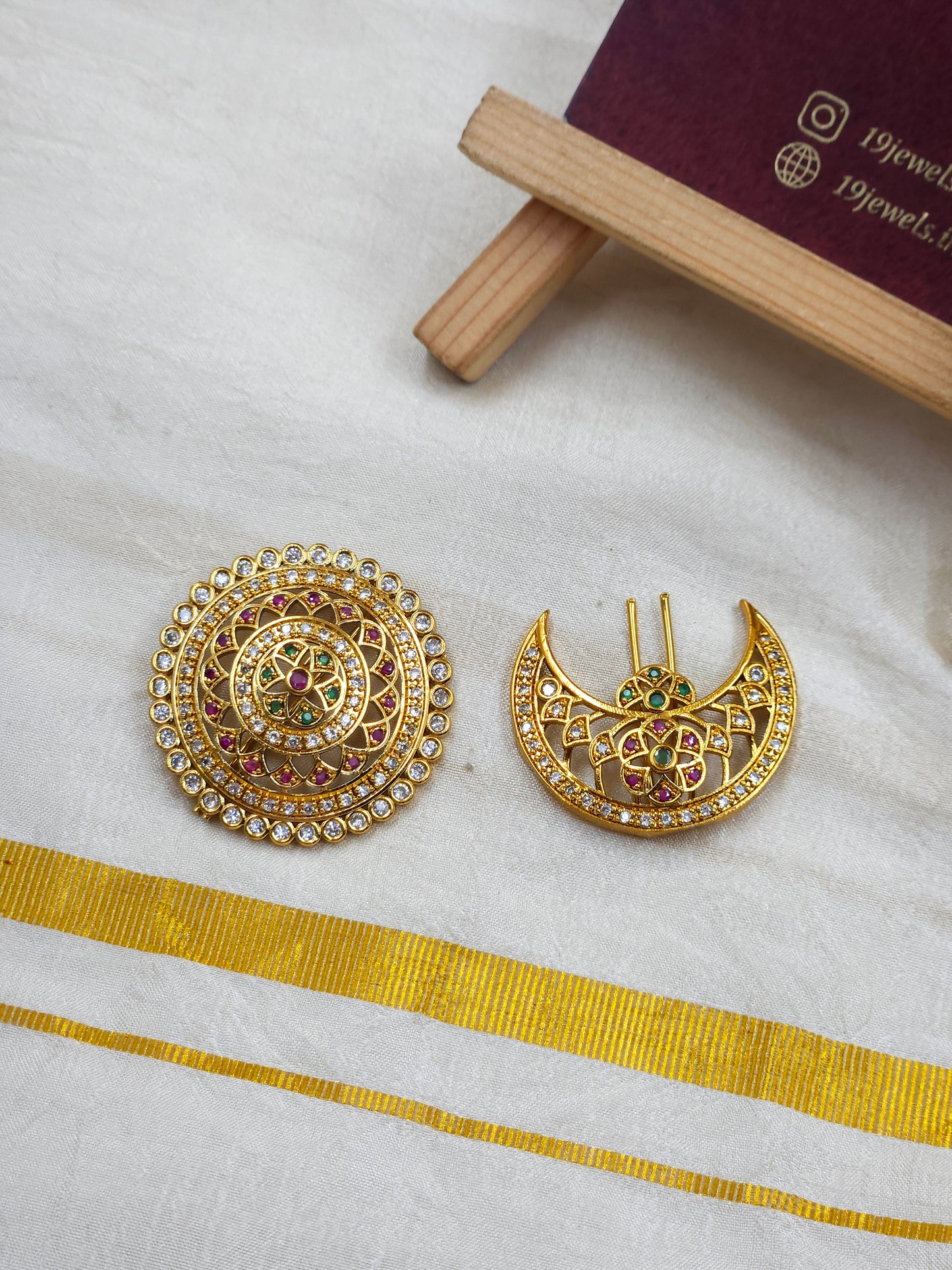 Sun moon Hair choti Hr324