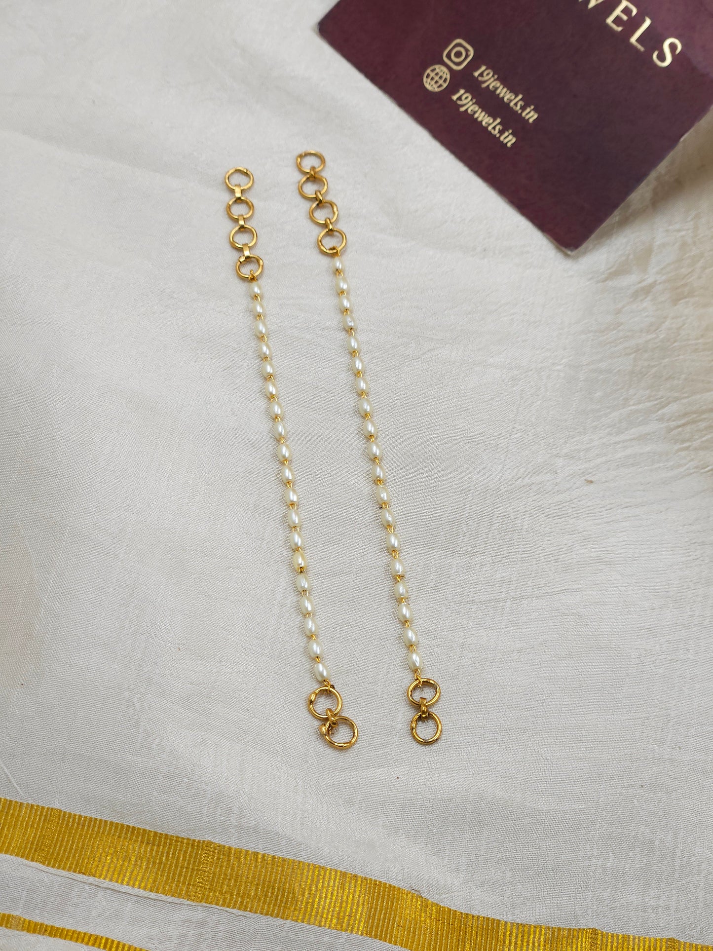 Pearl Ear chain Ea206-F14